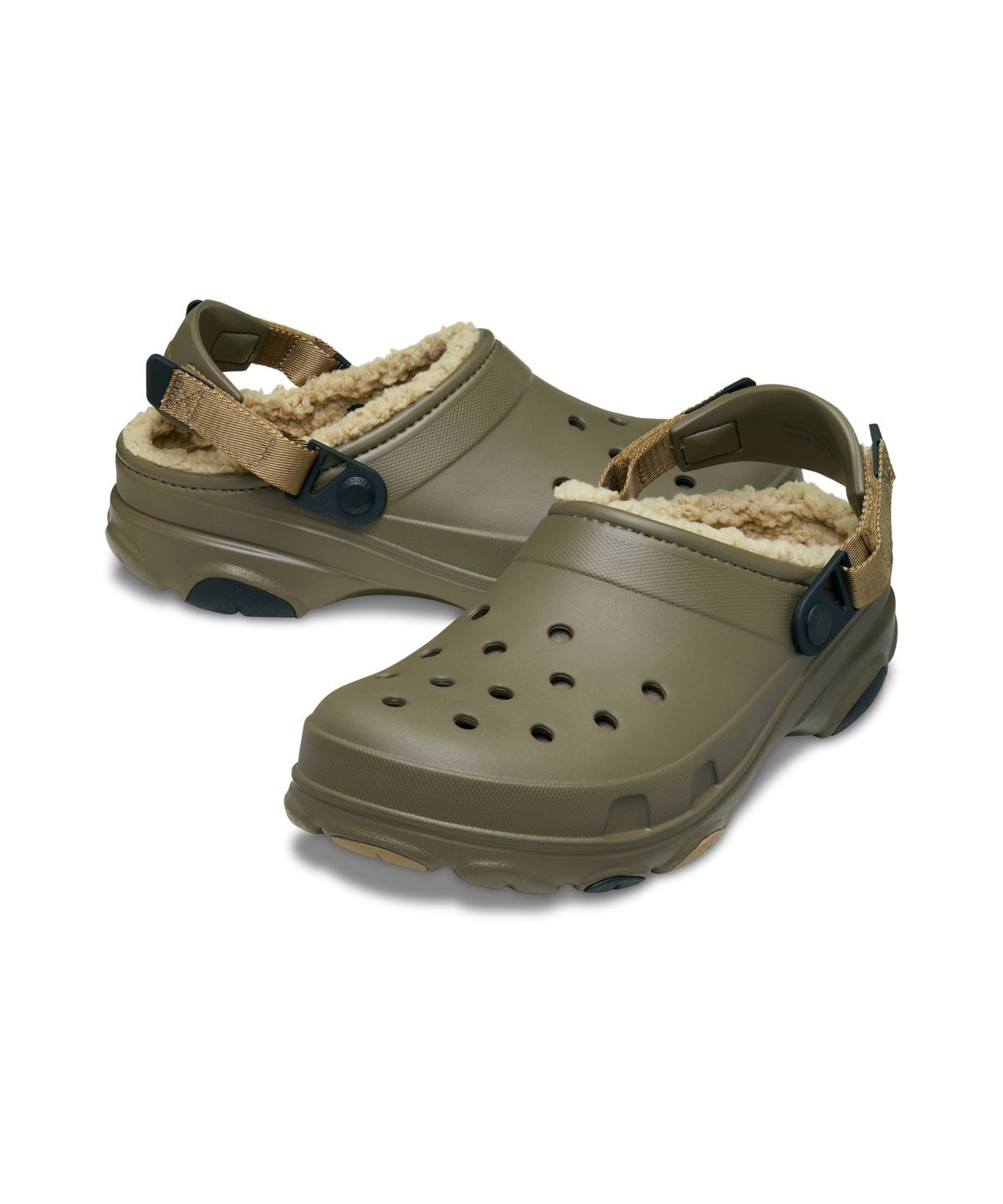 크록스(CROCS) 올터레인 라인드 클로그 - 월넛 / 207936-267