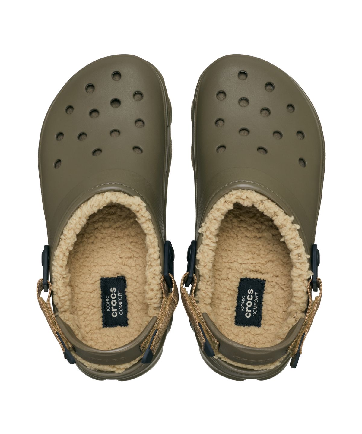 크록스(CROCS) 올터레인 라인드 클로그 - 월넛 / 207936-267