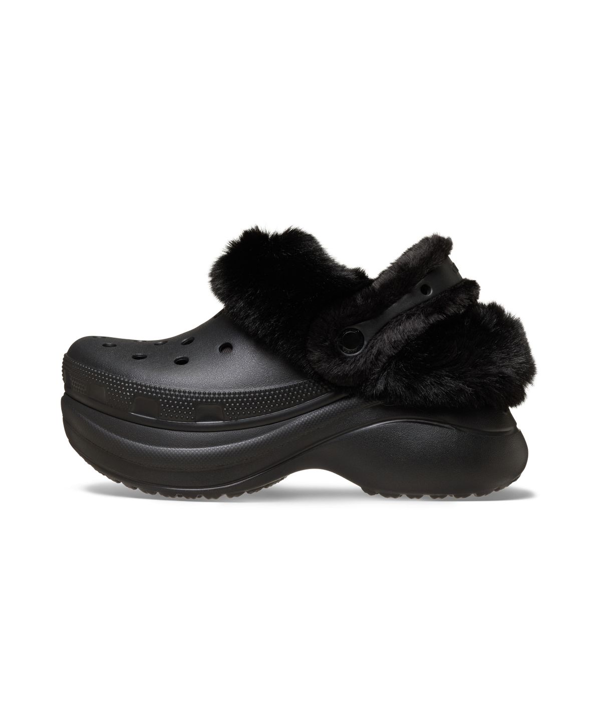 크록스(CROCS) 베이 라인드 클로그 - 블랙 / 211753-001