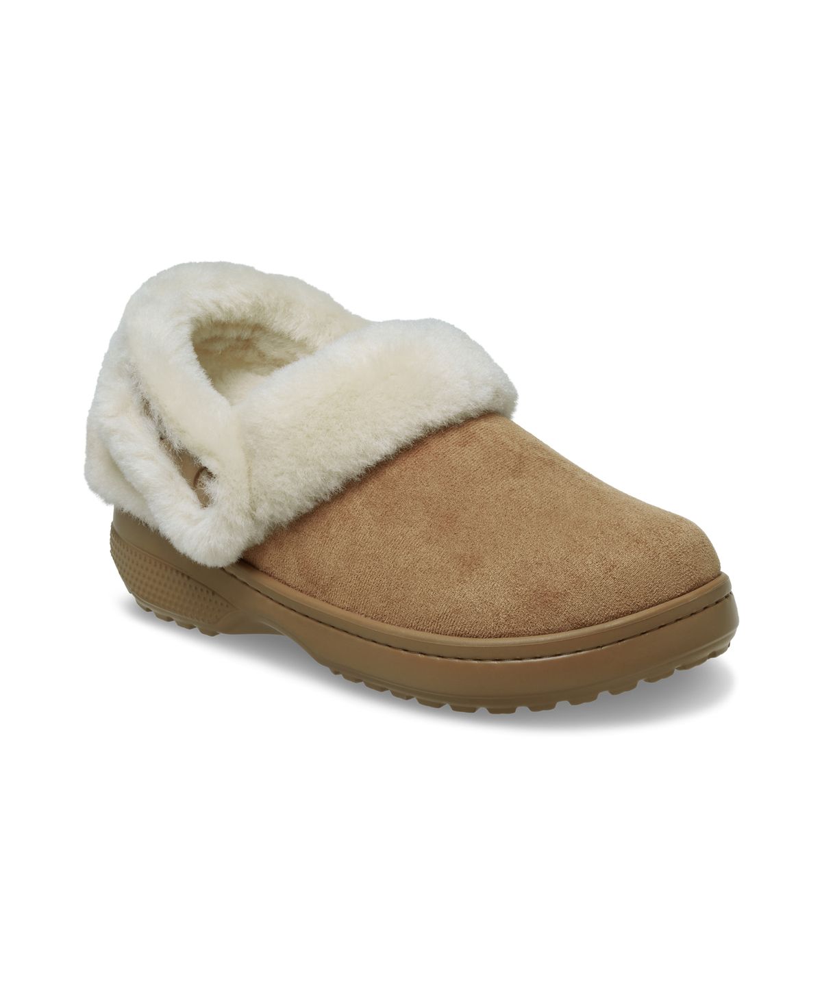 크록스(CROCS) 클래식 언퍼게터블 스웨이드 클로그 - 세피아 / 212106-2EY
