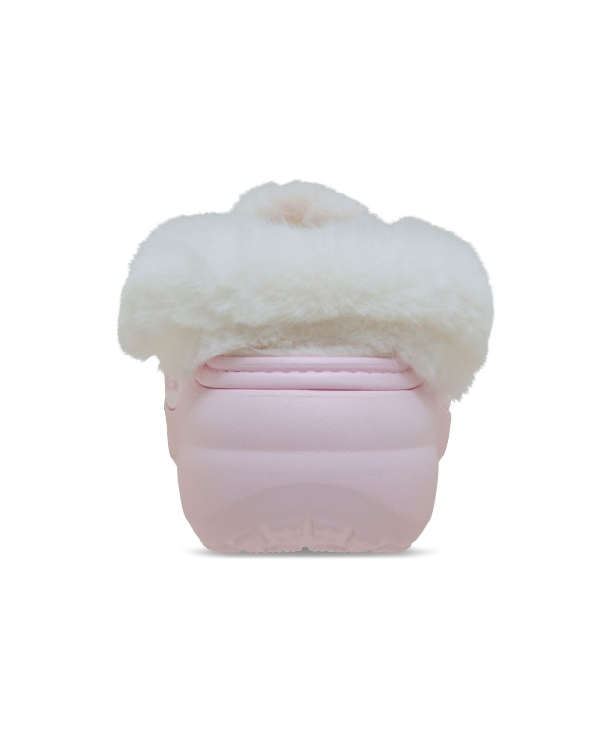 크록스(CROCS) 클래식 플랫폼 퍼즈 라인드 클로그 - 핑크 밀크 / 212854-6ZW