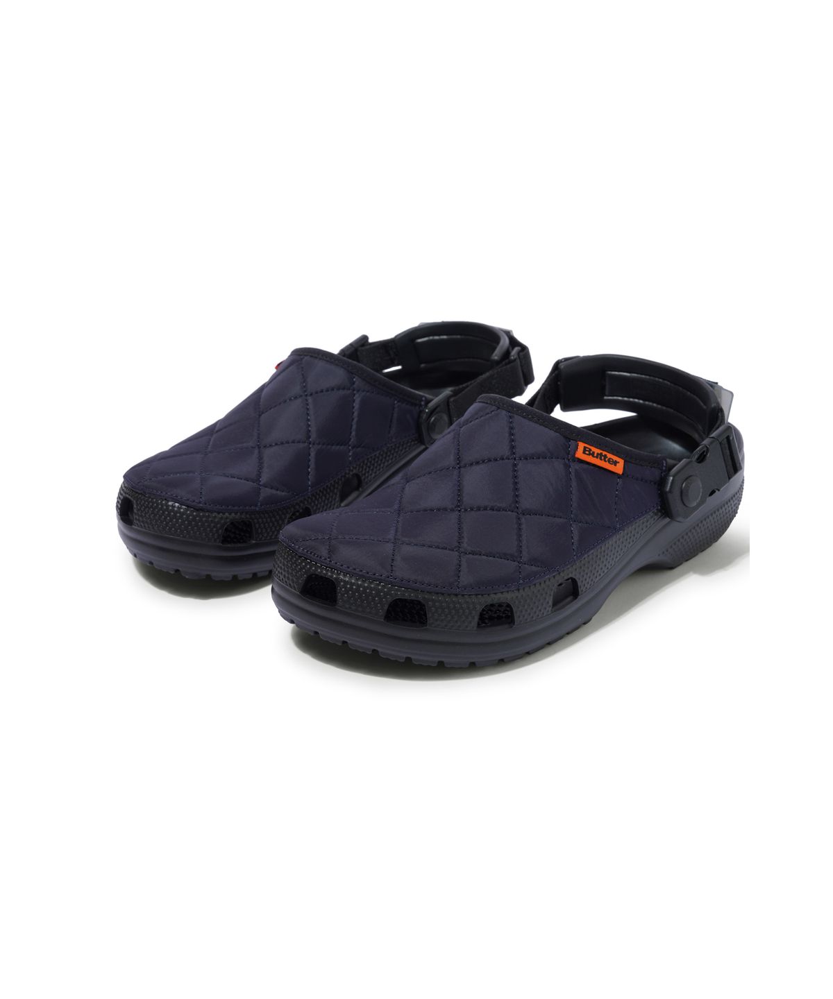 크록스(CROCS) 버터 X 크록스 클래식 클로그 - 블랙/네이비 / 211768-001