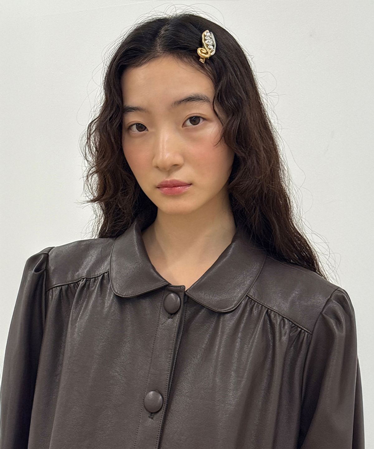 시눈(SINOON) Green Beans Hairpin (Silver Gold)