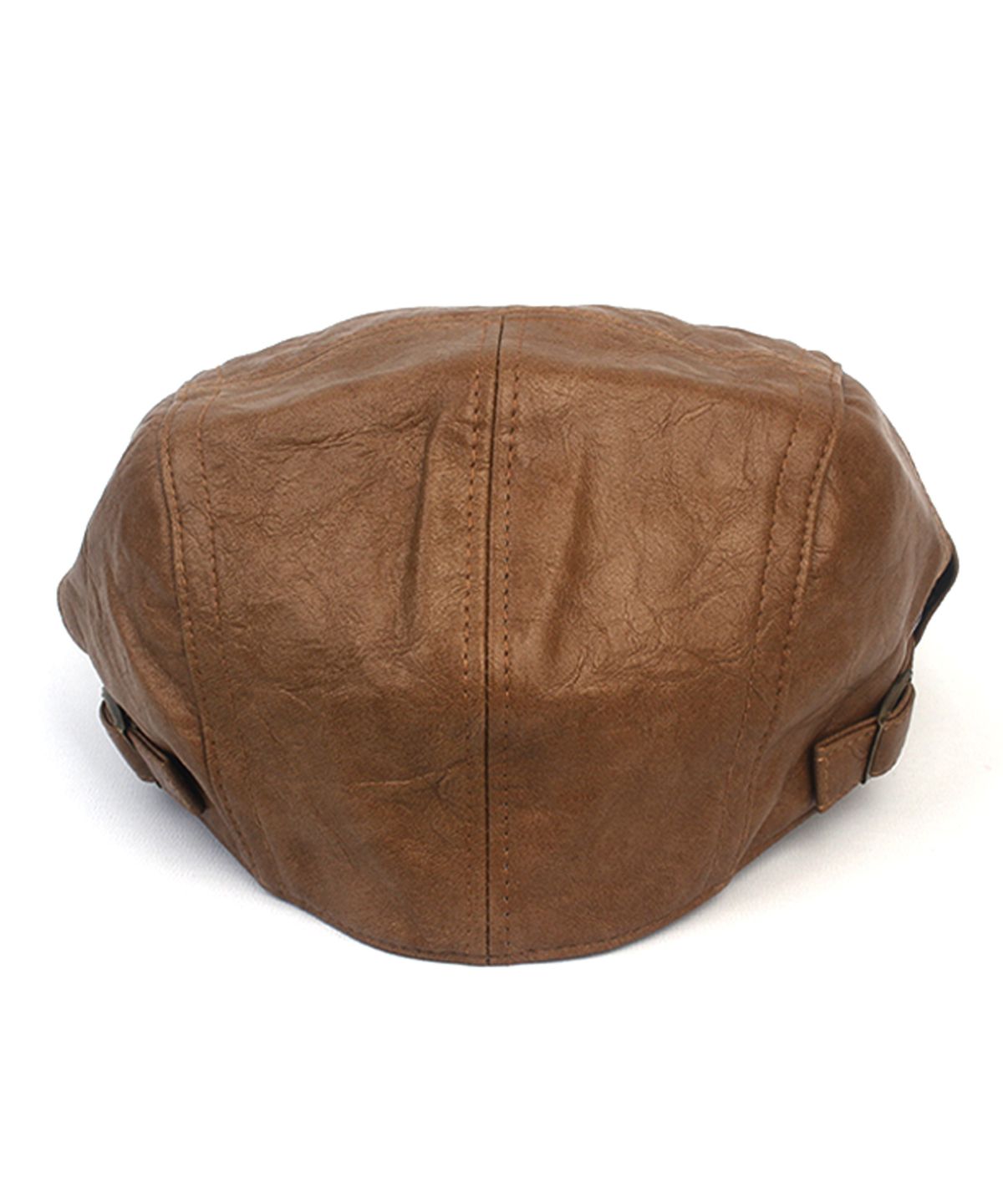 유니버셜 케미스트리(UNIVERSAL CHEMISTRY) Soft Leather Beige SideBelt Huntingcap 헌팅캡
