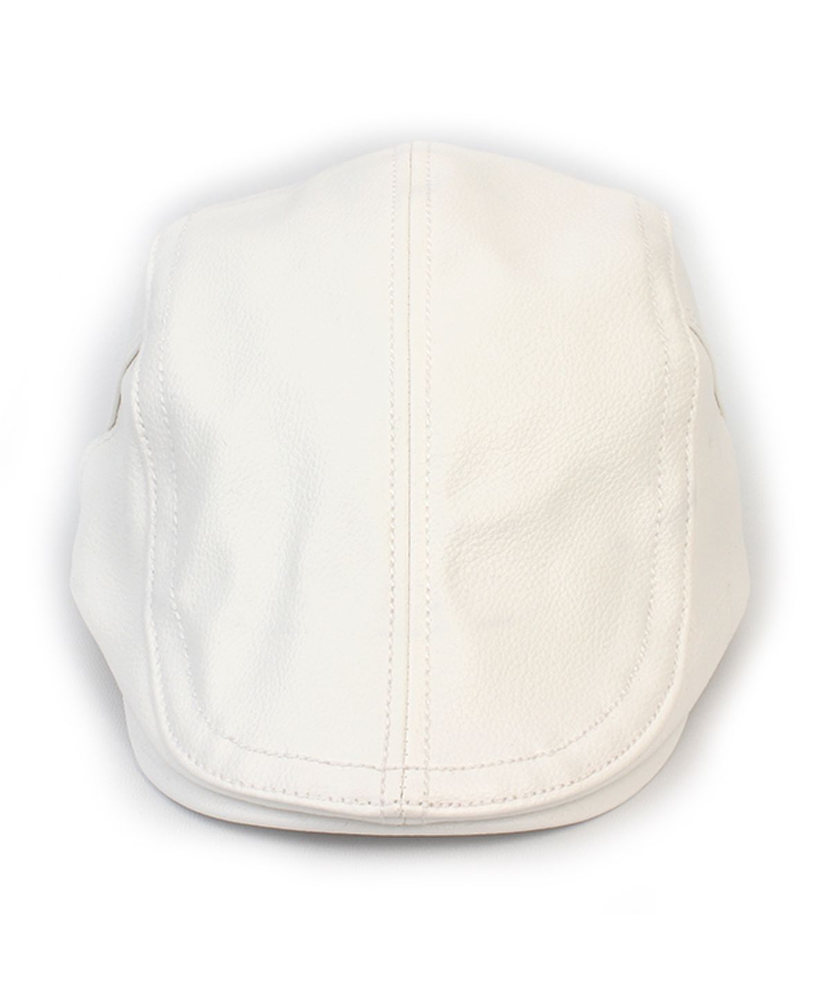 유니버셜 케미스트리(UNIVERSAL CHEMISTRY) Hard Leather White SideBelt Huntingcap 헌팅캡