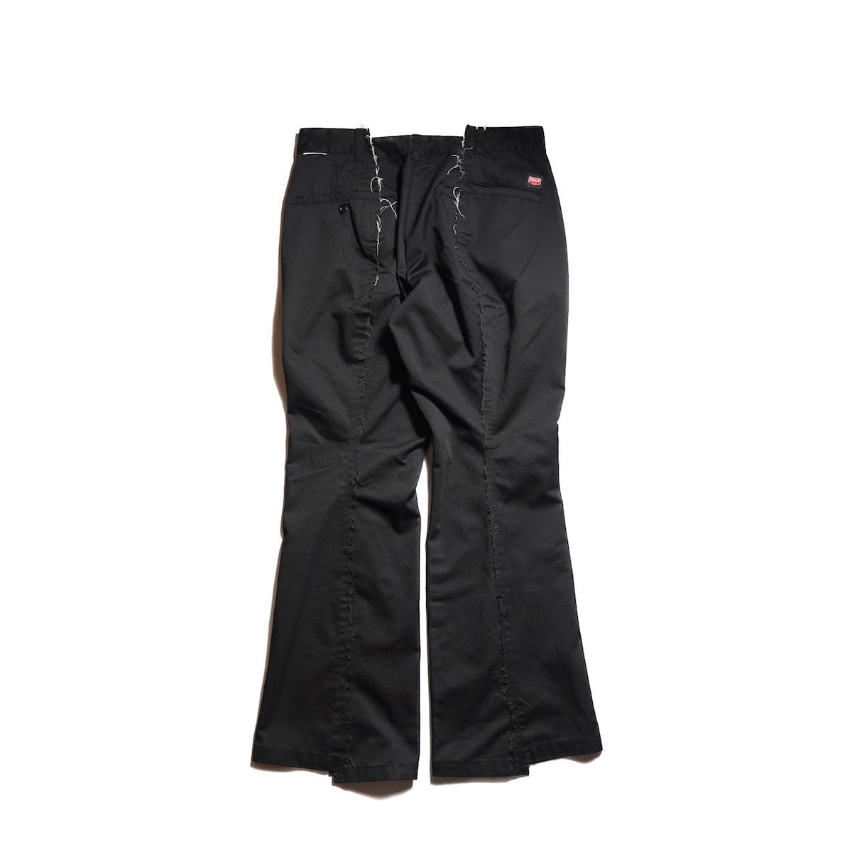 올드파크(OLDPARK) FLARE WORK PANTS - BLACK