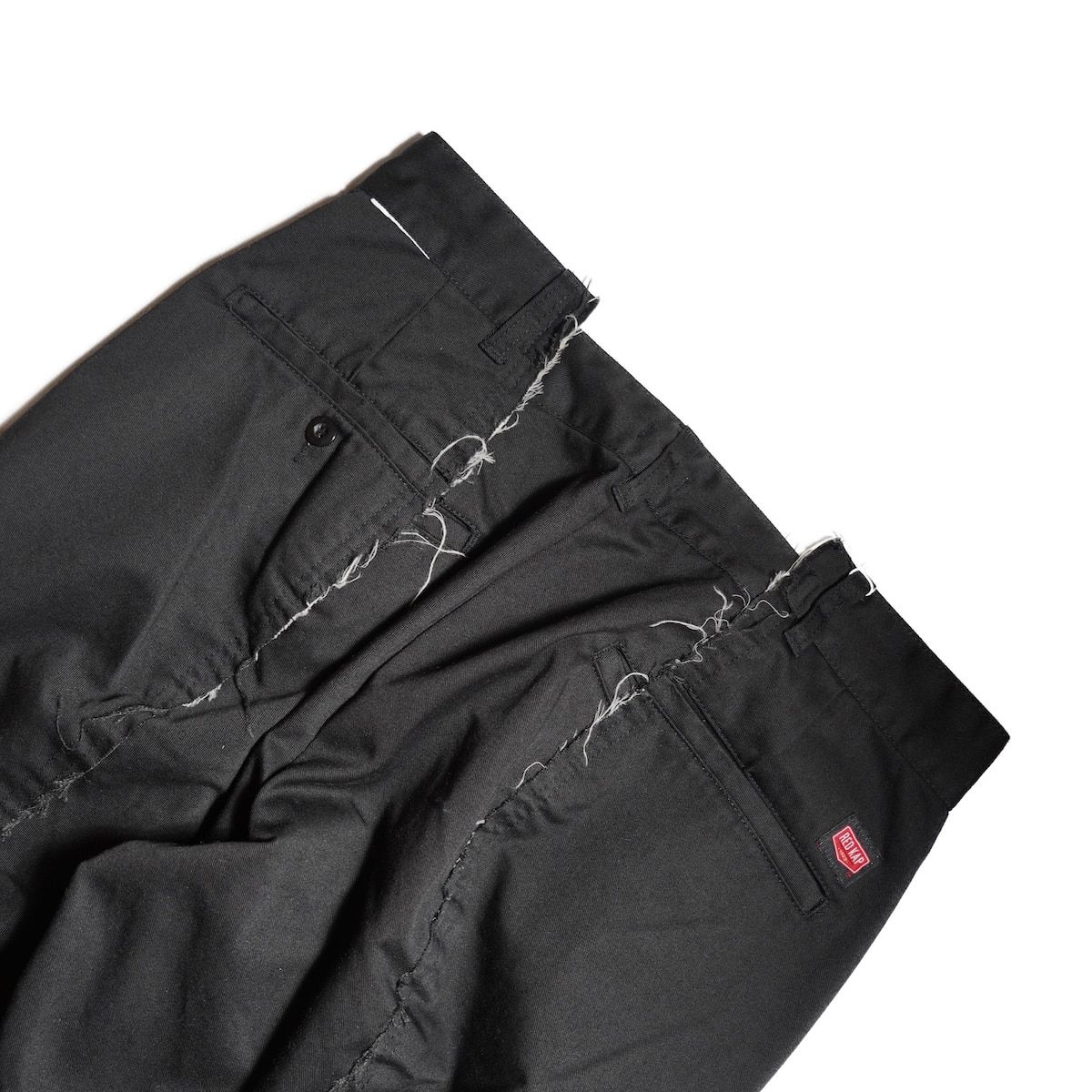 올드파크(OLDPARK) FLARE WORK PANTS - BLACK