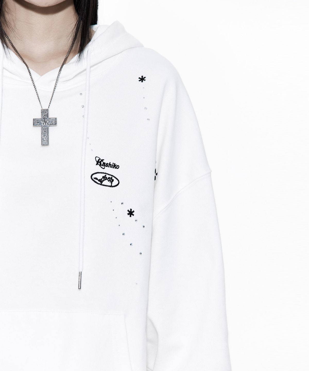 카시코(KASHIKO) Zenu Hoodie White