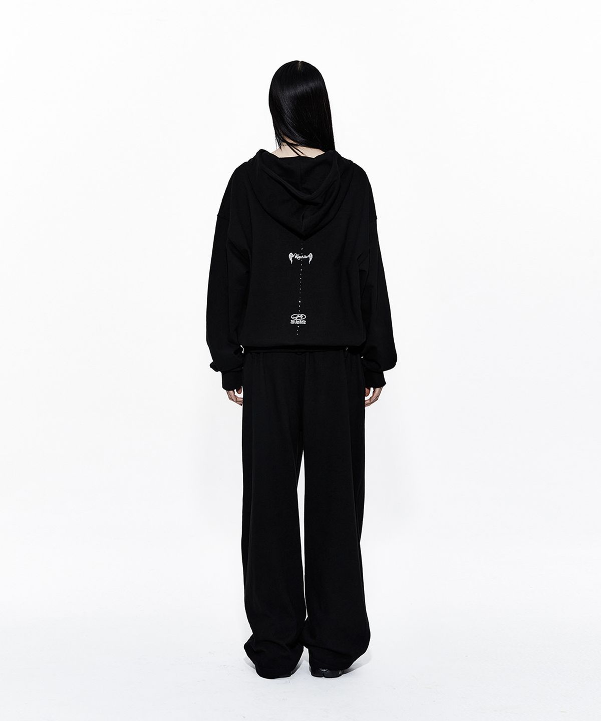 카시코(KASHIKO) Zenu Hoodie Black
