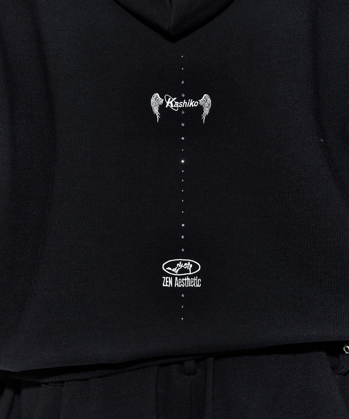 카시코(KASHIKO) Zenu Hoodie Black