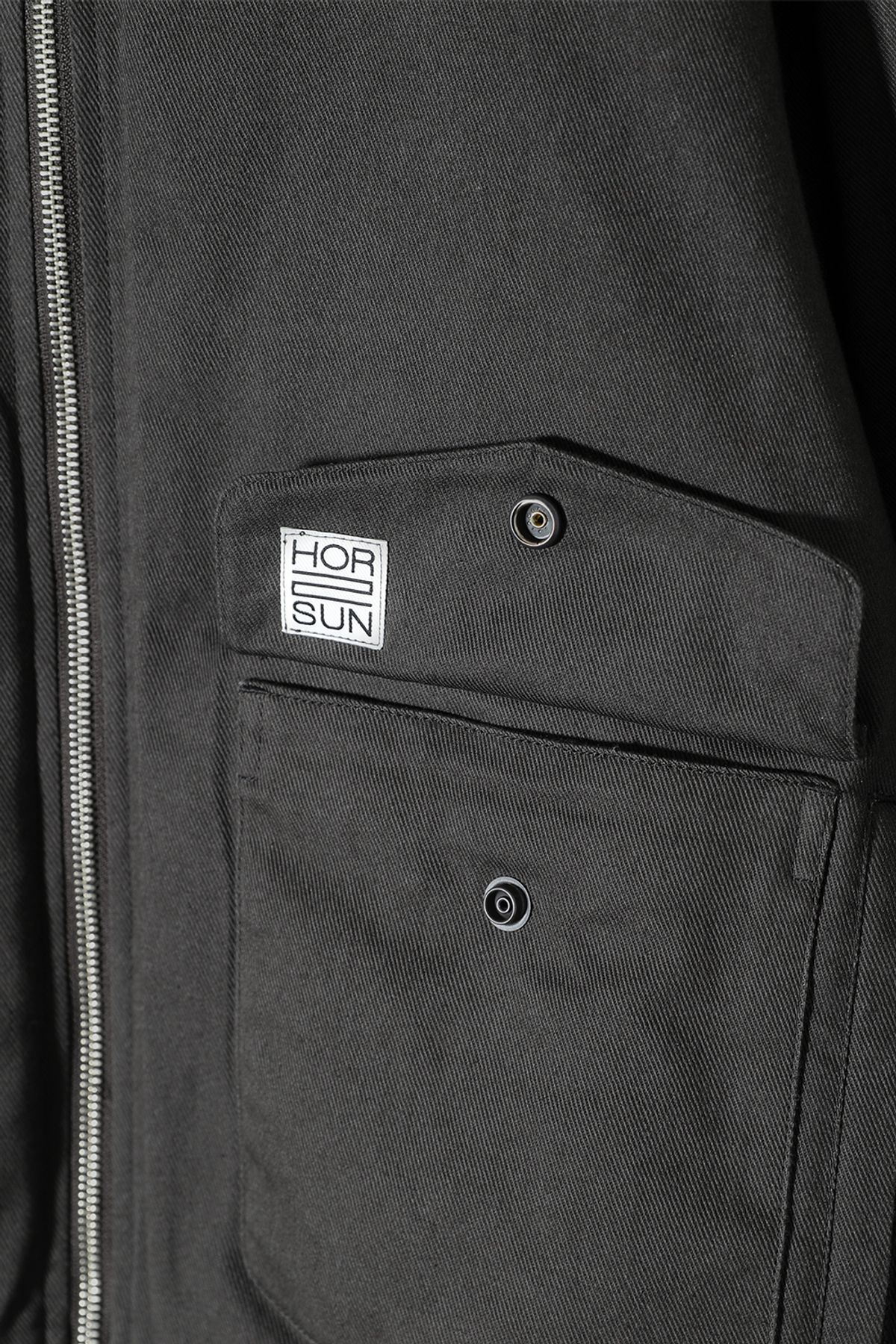 홀리선(HORLISUN) Mendoza Padding Hood Jacket Charcoal
