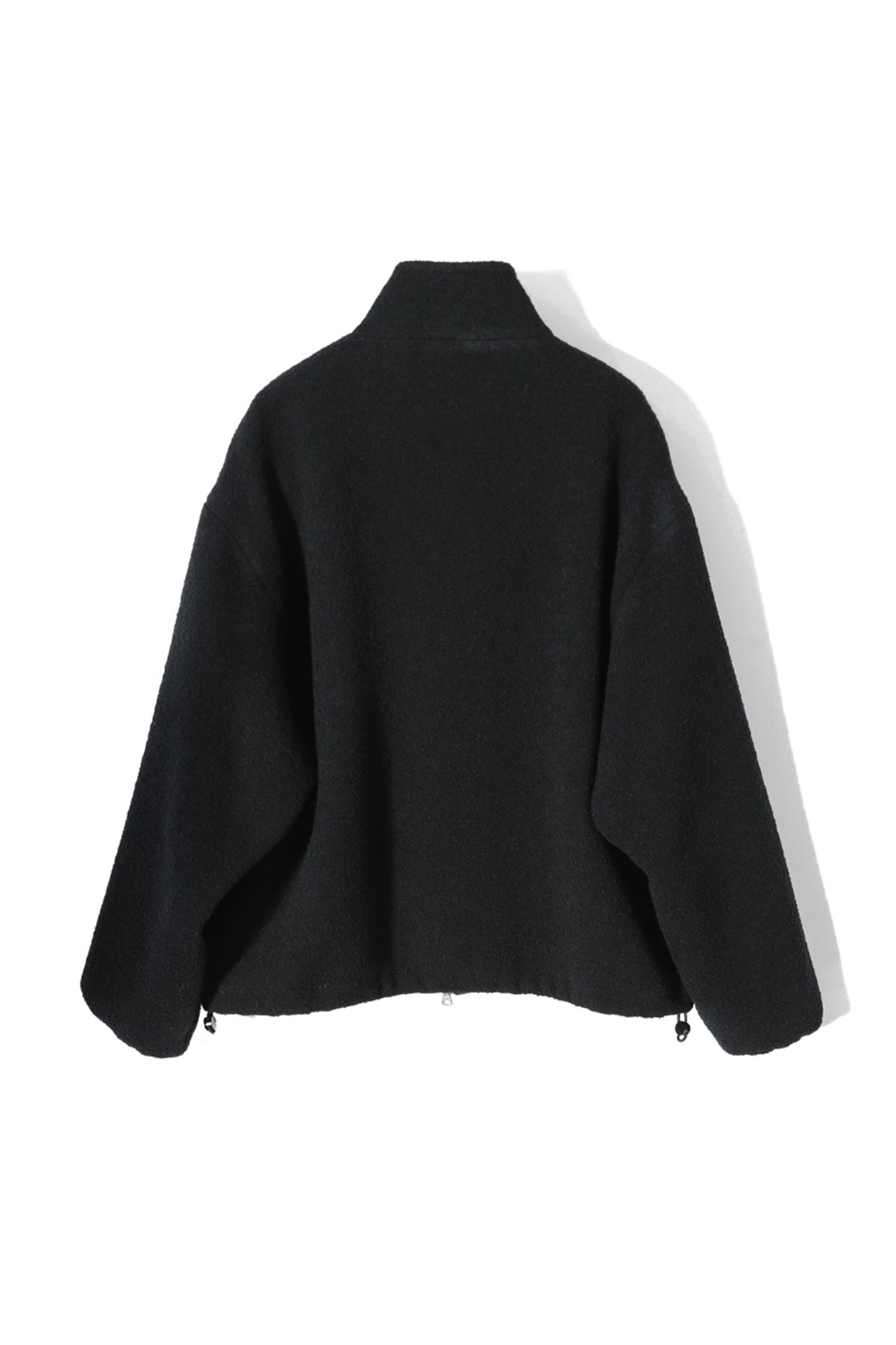 홀리선(HORLISUN) Parker Wool Boucle Jacket Black