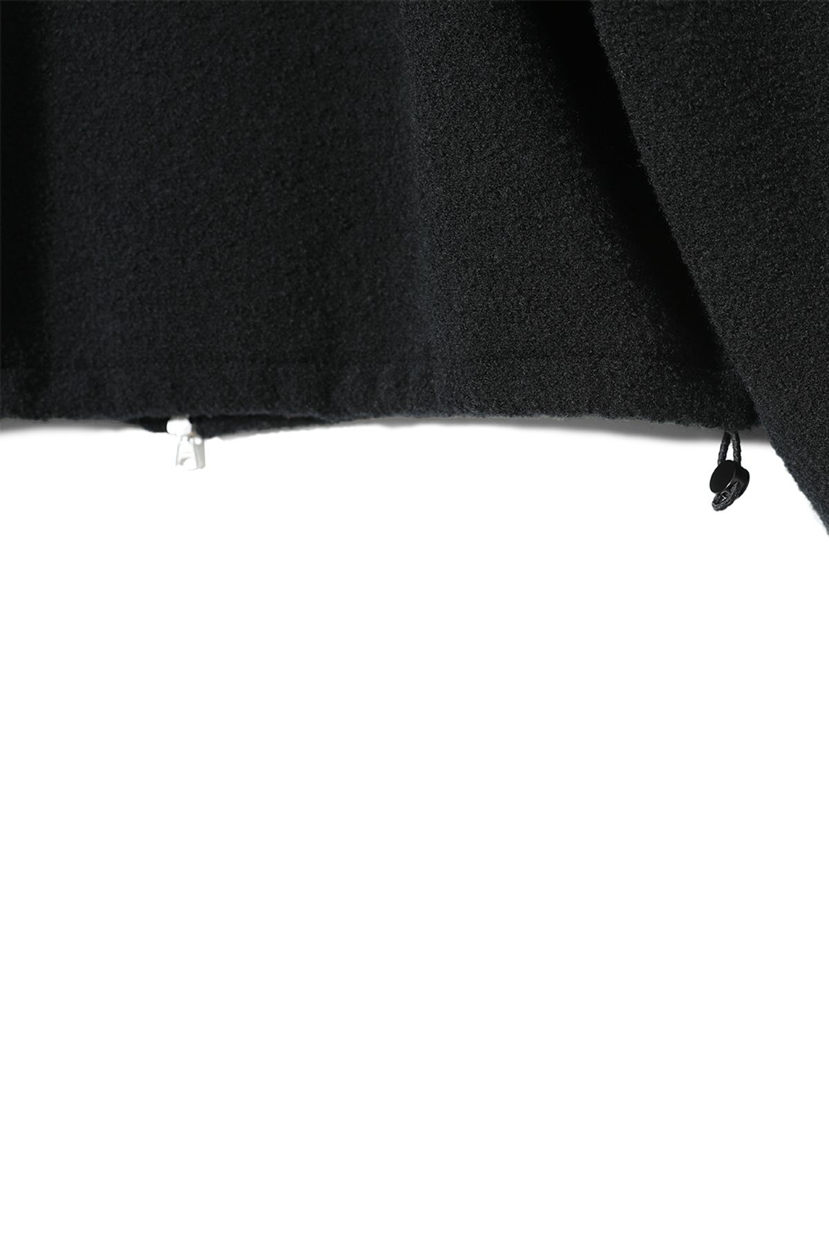 홀리선(HORLISUN) Parker Wool Boucle Jacket Black