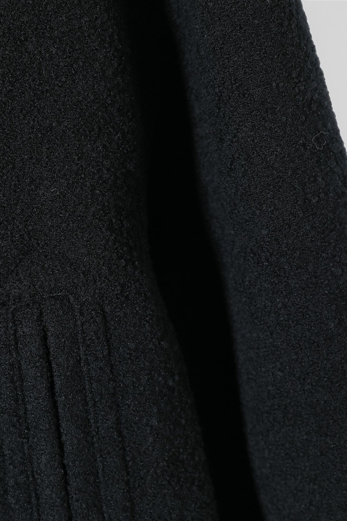 홀리선(HORLISUN) Parker Wool Boucle Jacket Black