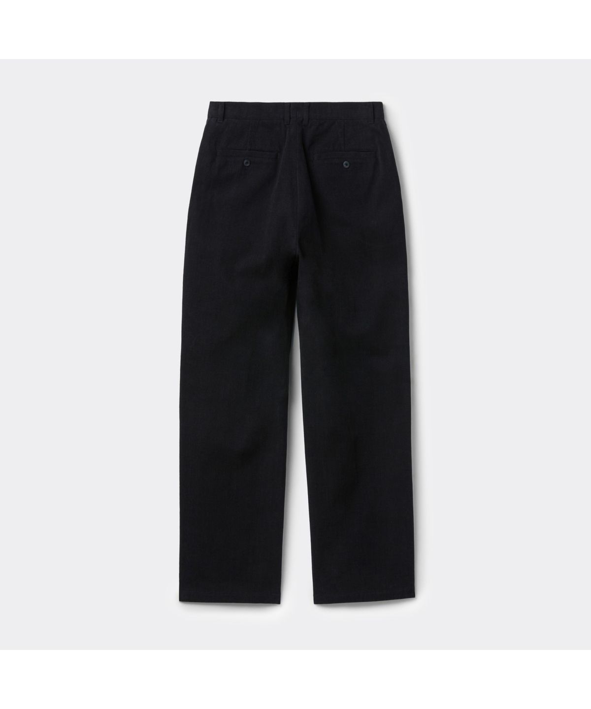 커스텀멜로우(CUSTOMELLOW) Black Dyed Cotton Pants CWPAA25523BKX