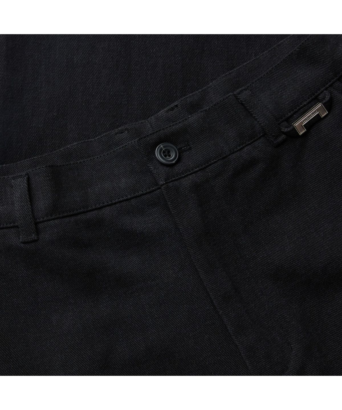 커스텀멜로우(CUSTOMELLOW) Black Dyed Cotton Pants CWPAA25523BKX