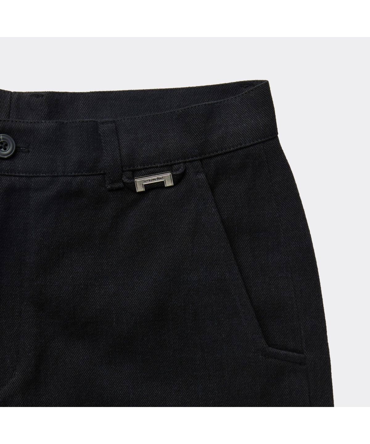 커스텀멜로우(CUSTOMELLOW) Black Dyed Cotton Pants CWPAA25523BKX