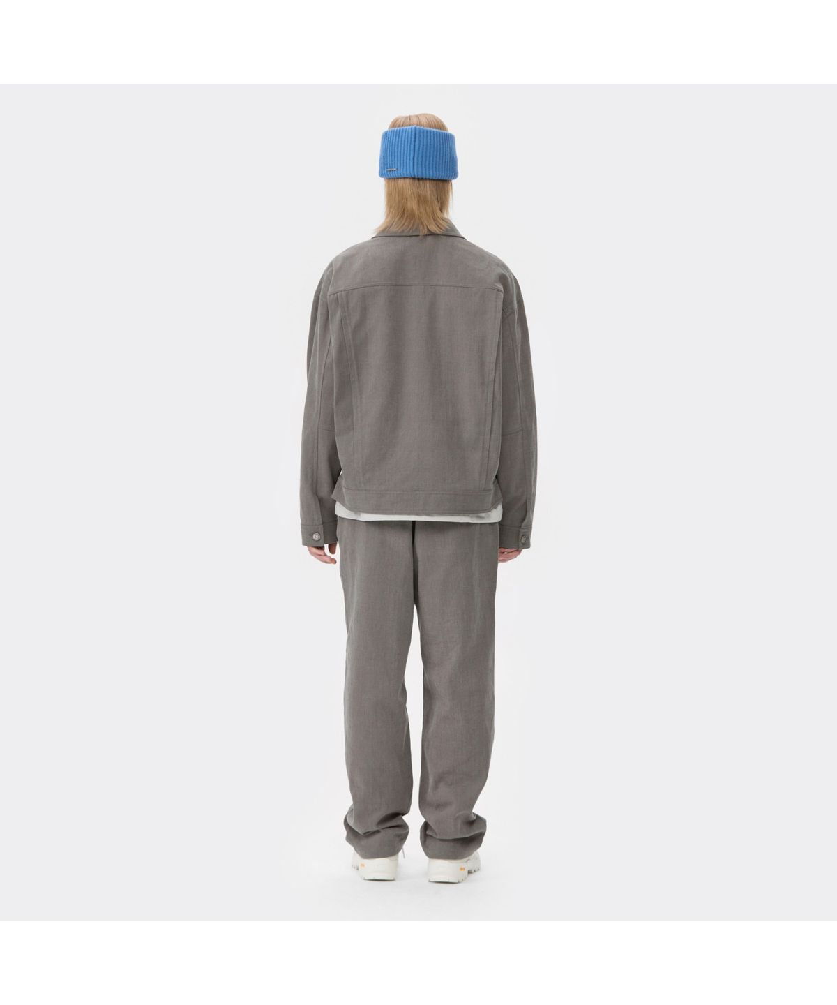 커스텀멜로우(CUSTOMELLOW) Grey Dyed Cotton Pants CWPAA25523GYX