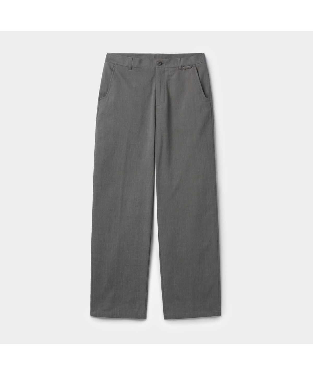 커스텀멜로우(CUSTOMELLOW) Grey Dyed Cotton Pants CWPAA25523GYX