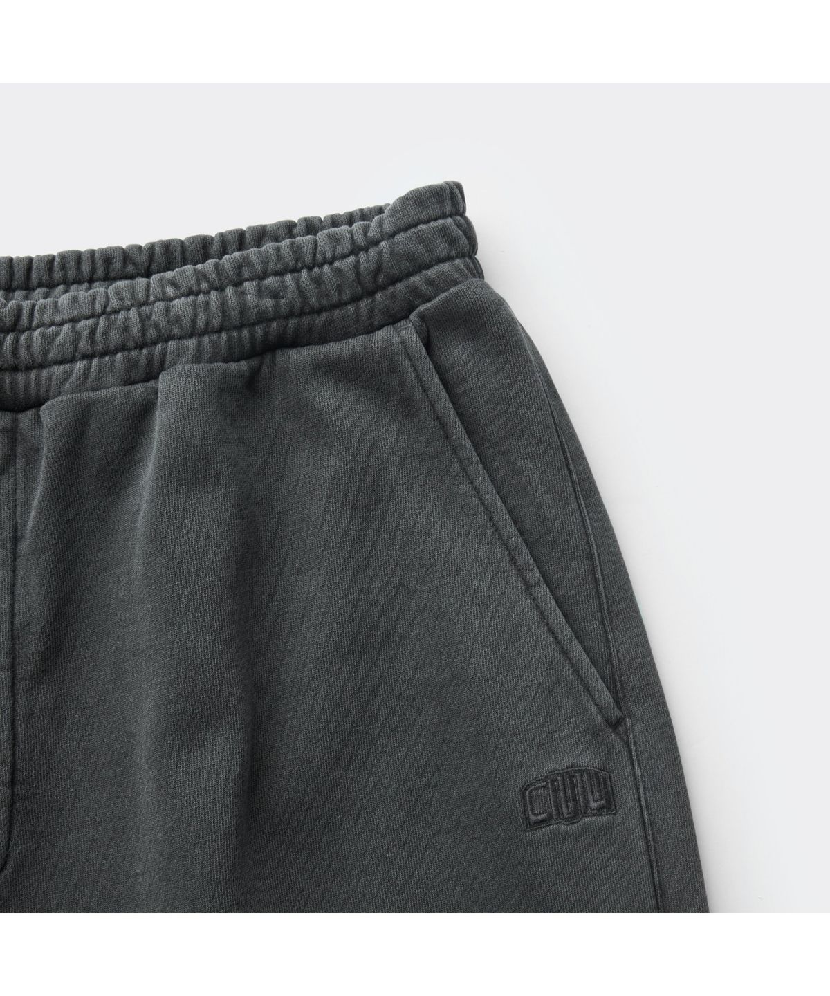 커스텀멜로우(CUSTOMELLOW) Grey Dyed Sweat Pants CQPAW25511GYX