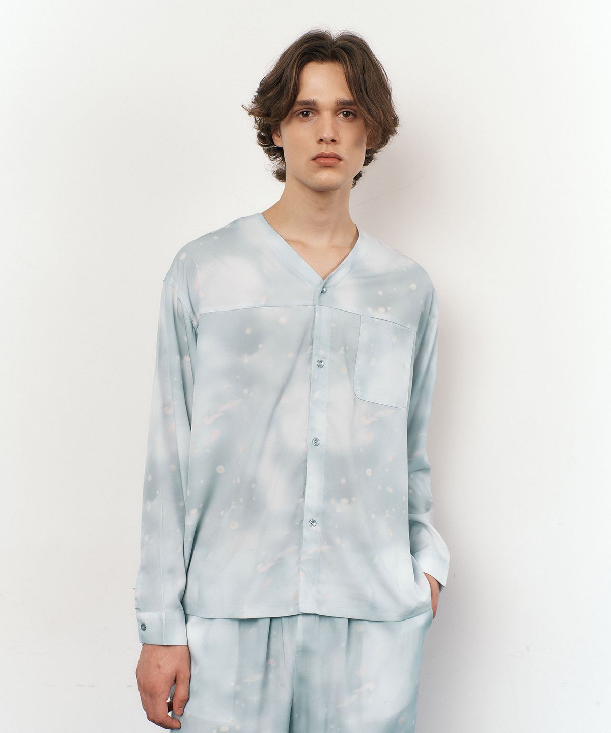 아템포(ATEMPO) COZY PAJAMA SET_sunshine blue