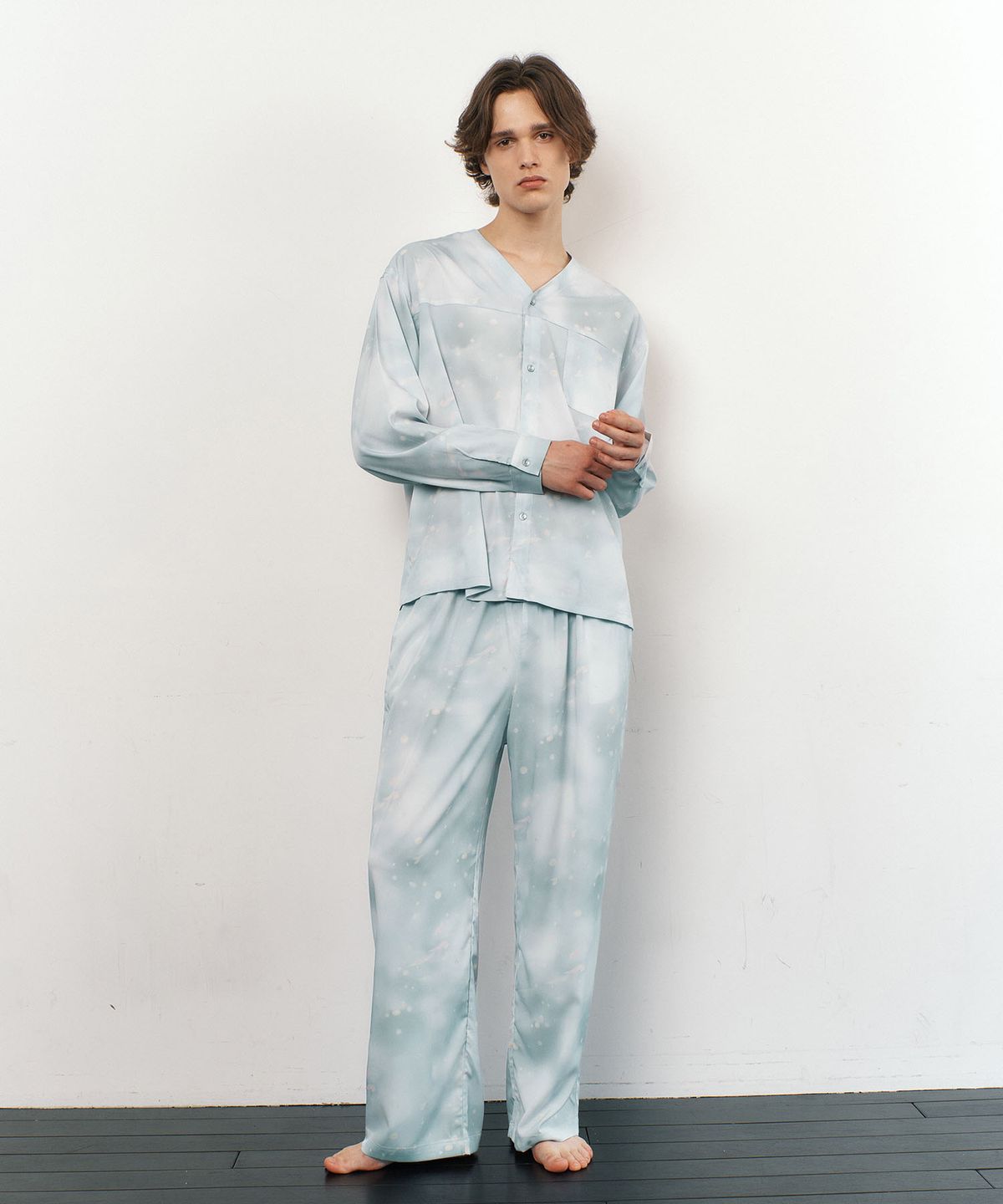 아템포(ATEMPO) COZY PAJAMA SET_sunshine blue