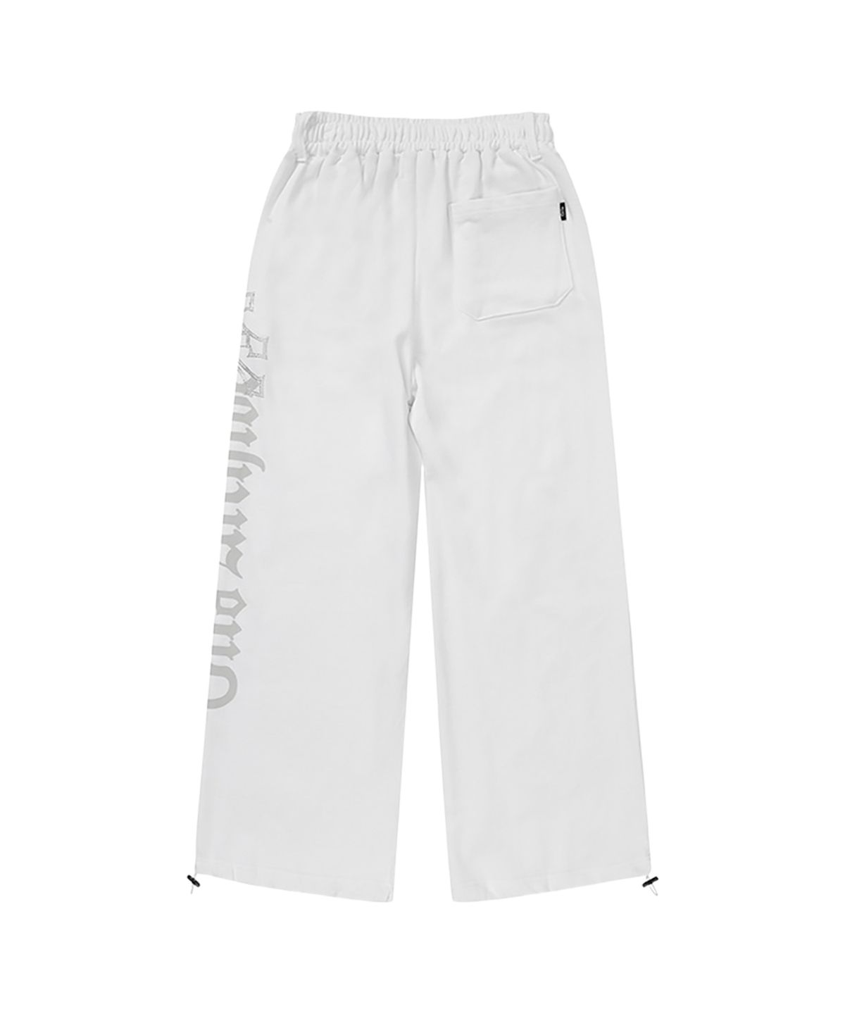 길라아카이브(GILAARCHIVE) SIDE CROSS LOGO SWEATPANTS_WHITE