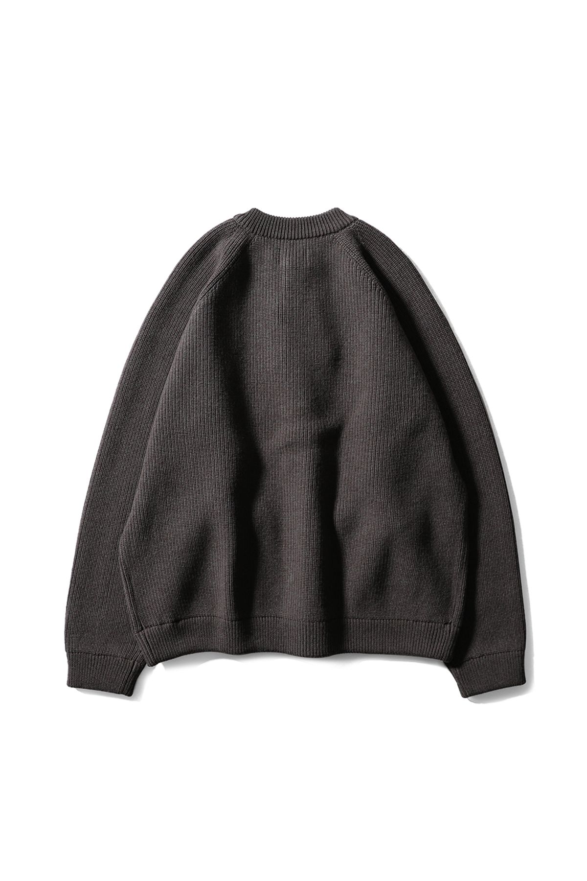 홀리선(HORLISUN) Annette Superfine Wool Heavy Rib Knit Cardigan Spain Olive