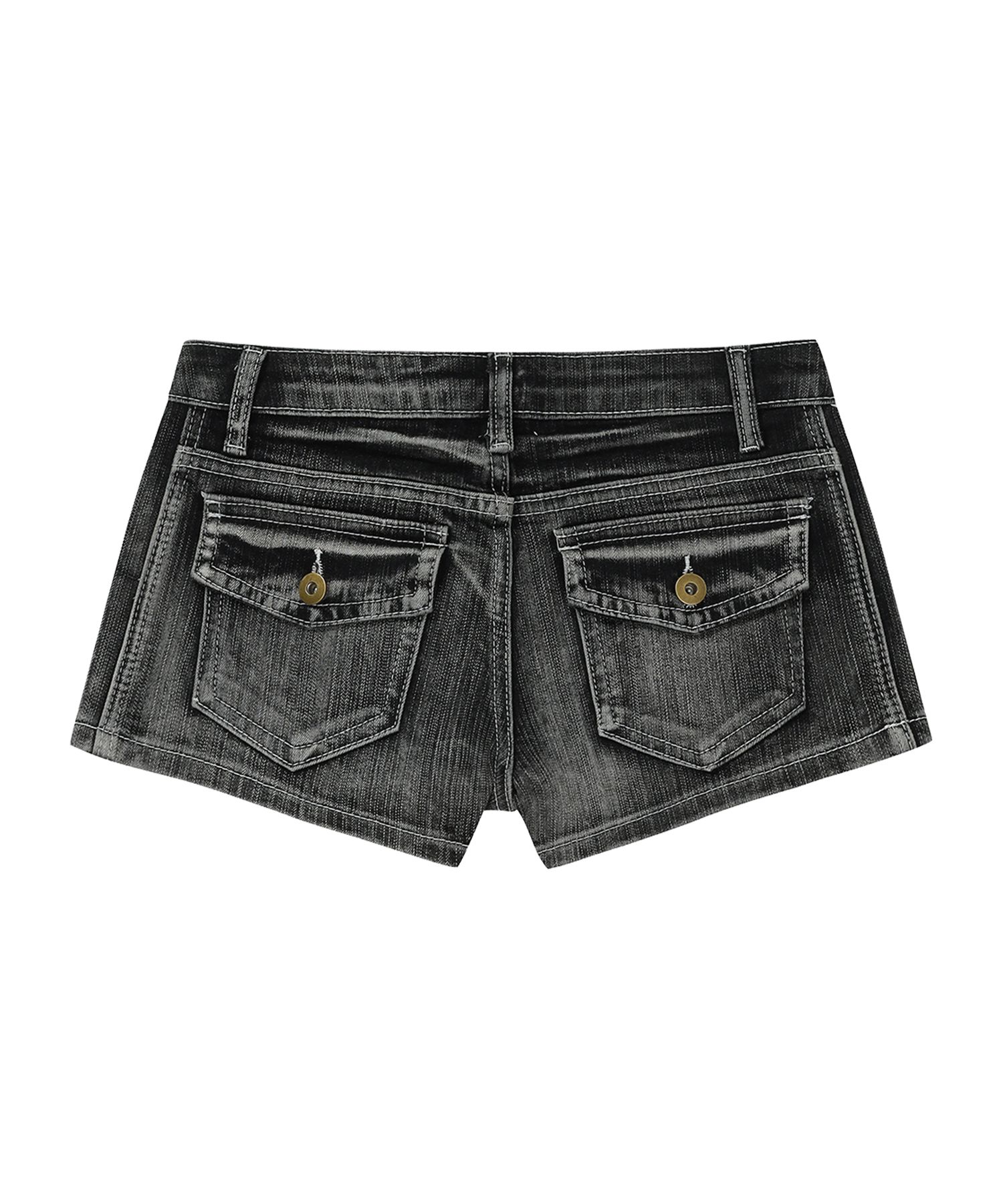 パンツ GILAACHIVE TATTOOED GRAPHIC DENIM SHORTS 길라아카이브(GILAARCHIVE) TATTOOED GRAPHIC DENIM SHORTS_GREY