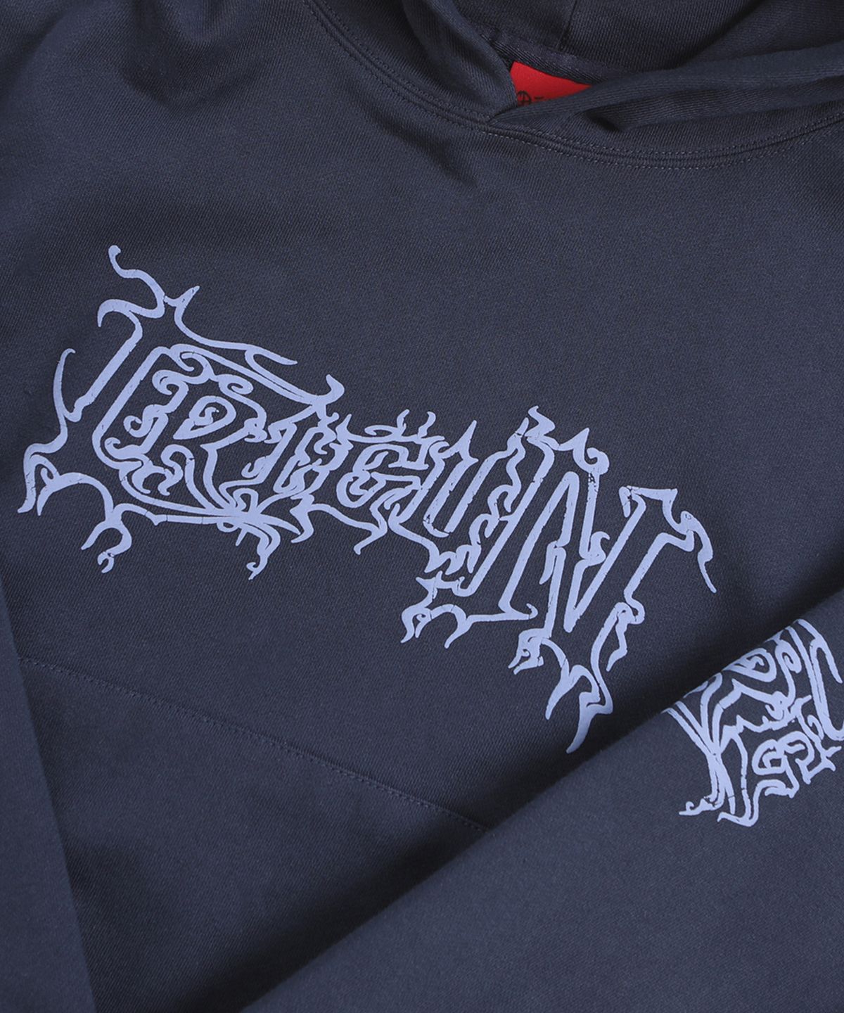크리건(CRIGUN) METAL WAVED HOODIE DARK NAVY