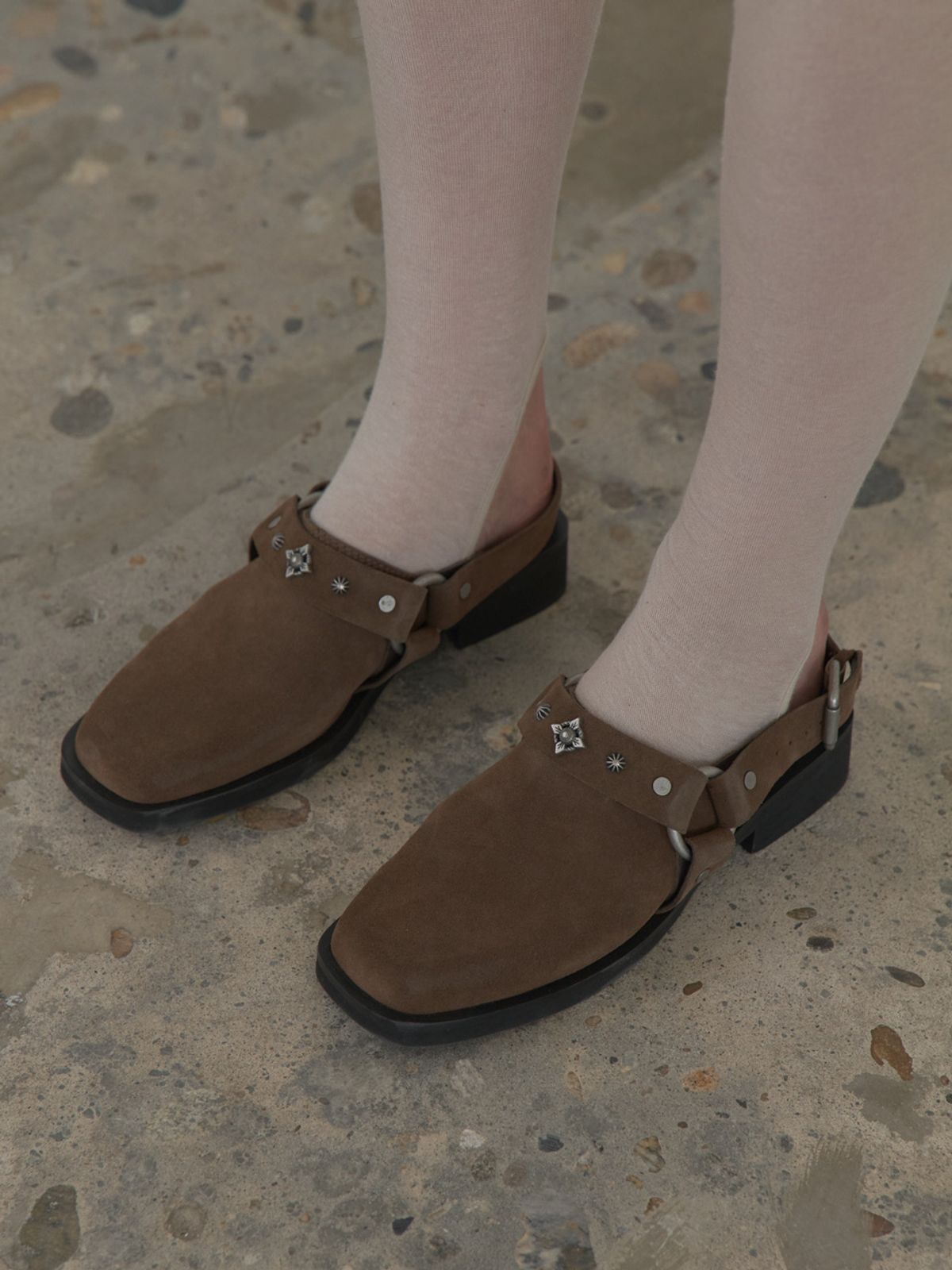 레이브(RAIVE) Gryd Western Mule in Brown WA5AE005-93