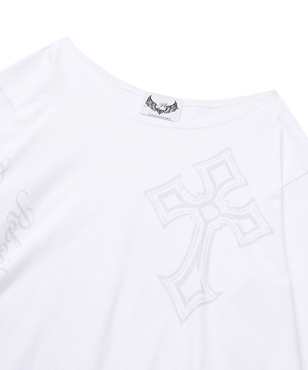 길라아카이브(GILAARCHIVE) ONE SHOULDER GRAPHIC LONG SLEEVE_WHITE