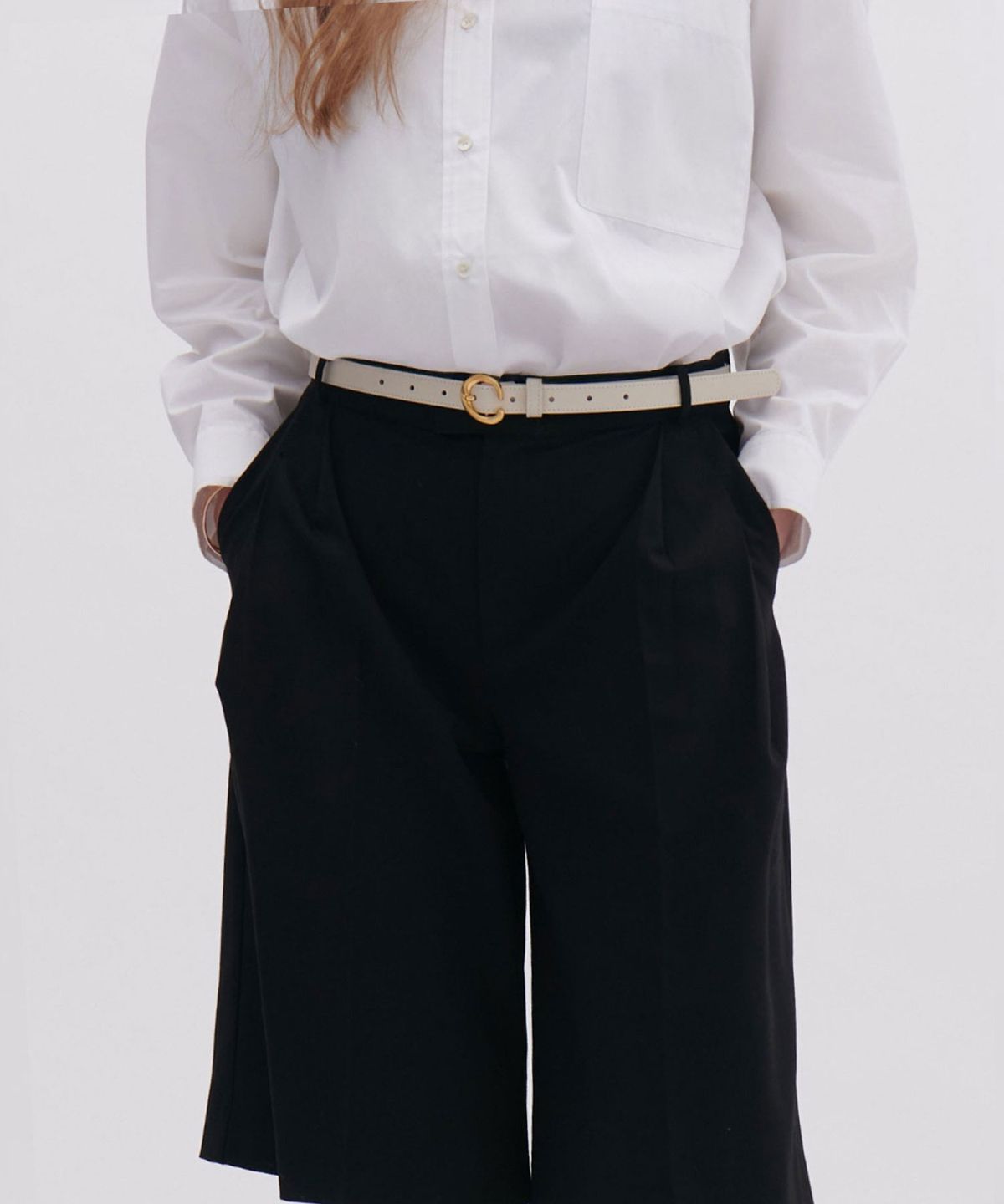 우디레(UDIRE) Radice_Belt_Ivory(UFB0AT01IV)