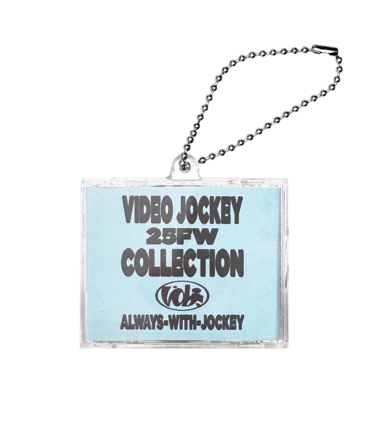 비디오자키(VIDEO JOCKEY) 캣시크 디스크 키링 [핑크]