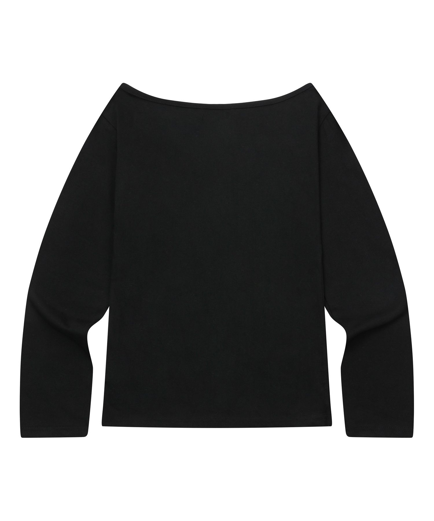 Mucent ムセント ミニハートロゴワンショルダー長袖Tシャツ MUSINSA公式 | MUCENT ラブリッツミニハートロゴワンショルダー長袖T