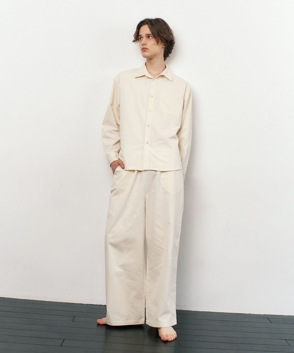 아템포(ATEMPO) FIRST PAJAMA SET_cream white (men)