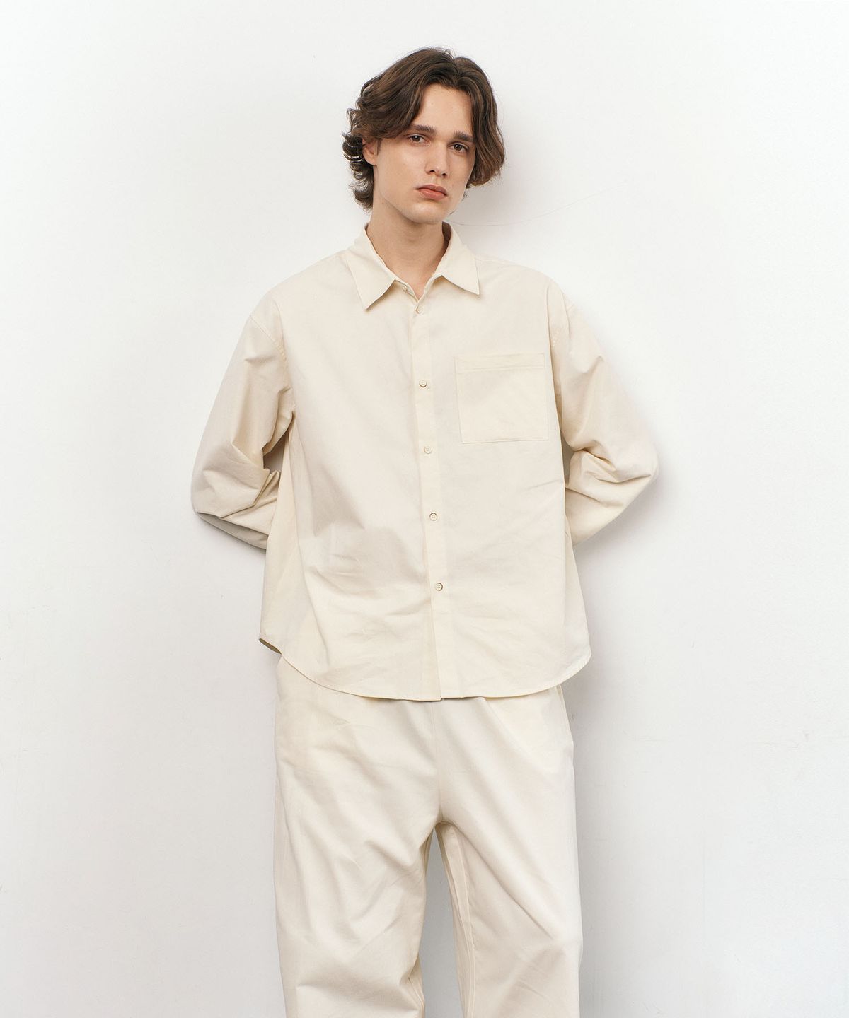 아템포(ATEMPO) FIRST PAJAMA SET_cream white (men)