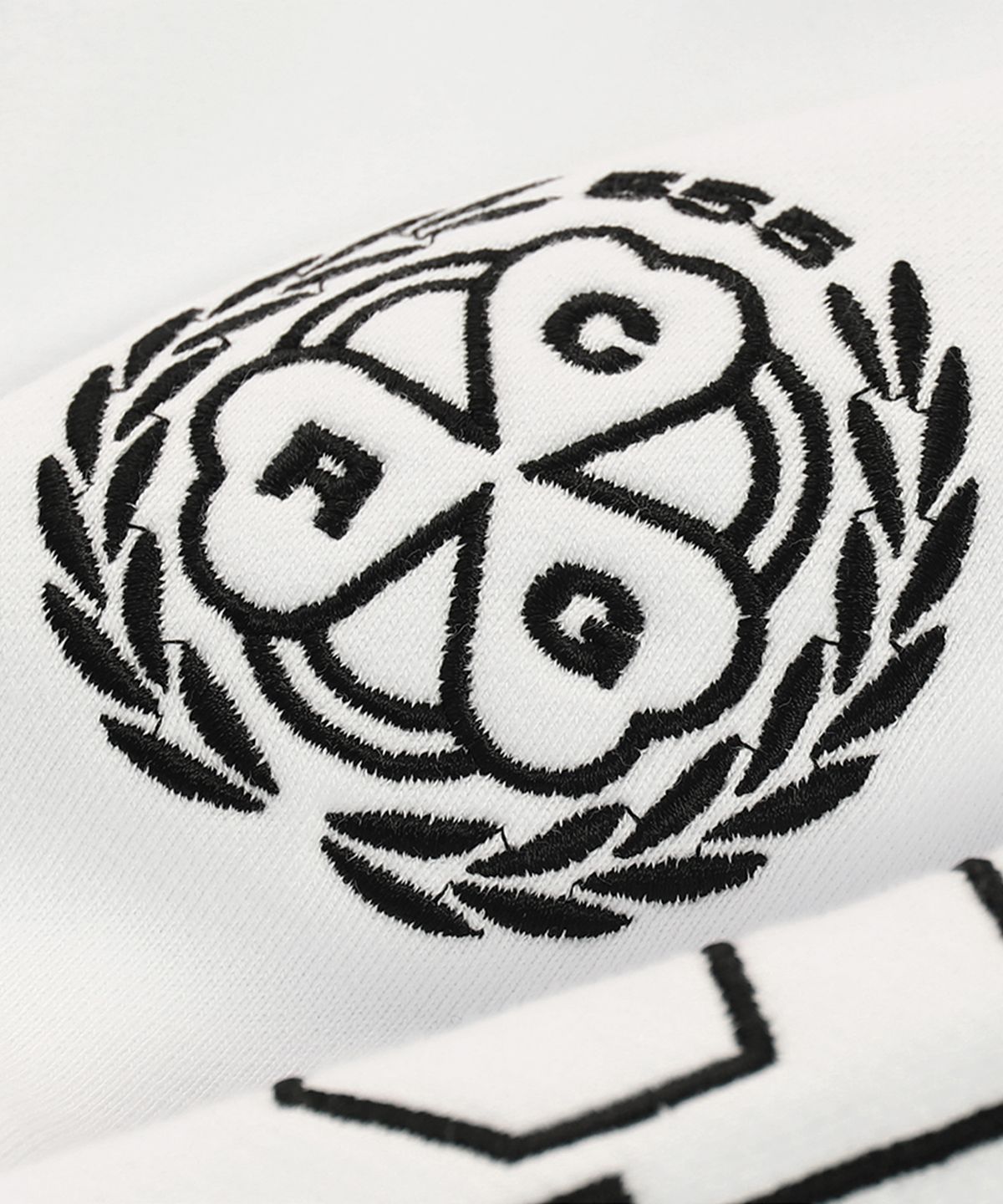 크리건(CRIGUN) CLUB JERSEY ZIP-UP HOODIE RAW WHITE