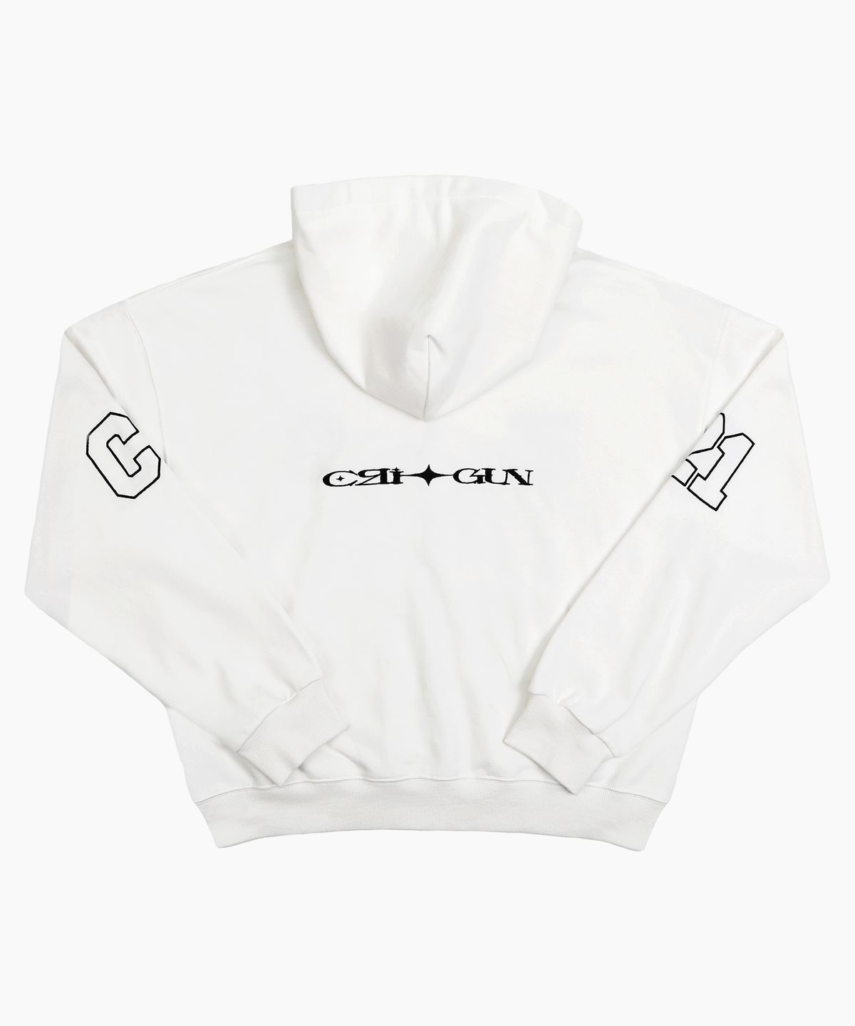 크리건(CRIGUN) CLUB JERSEY ZIP-UP HOODIE RAW WHITE