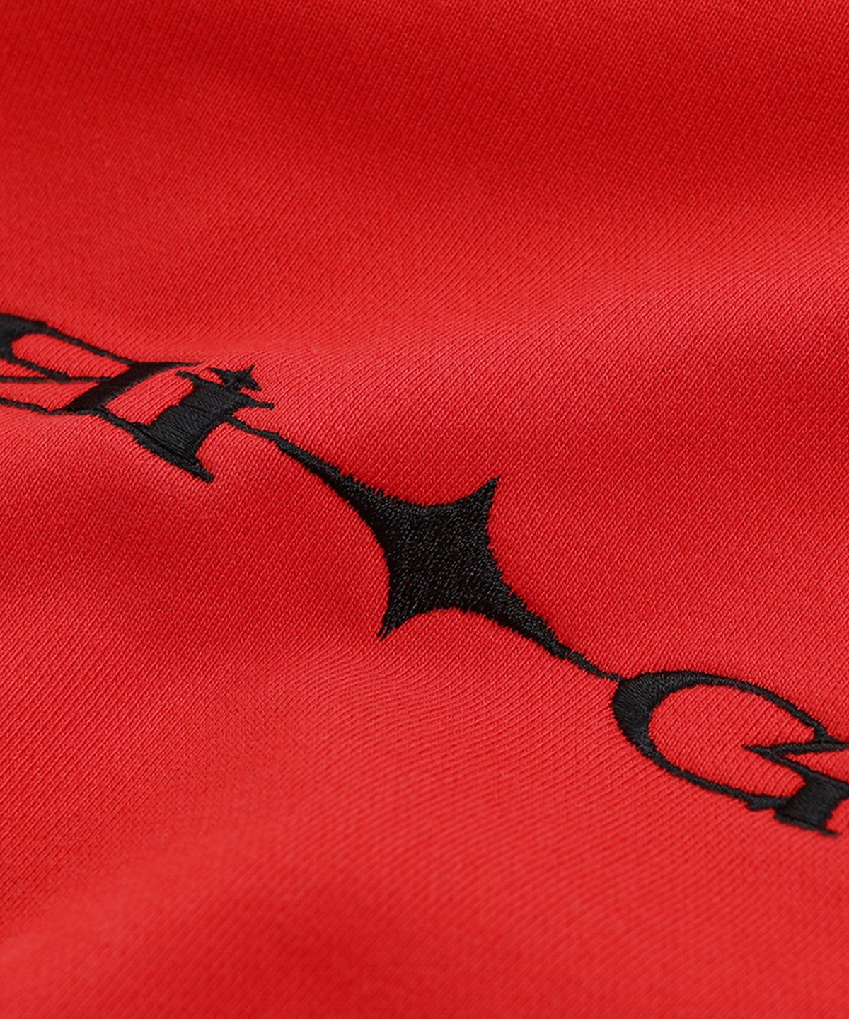 크리건(CRIGUN) CLUB JERSEY ZIP-UP HOODIE RED