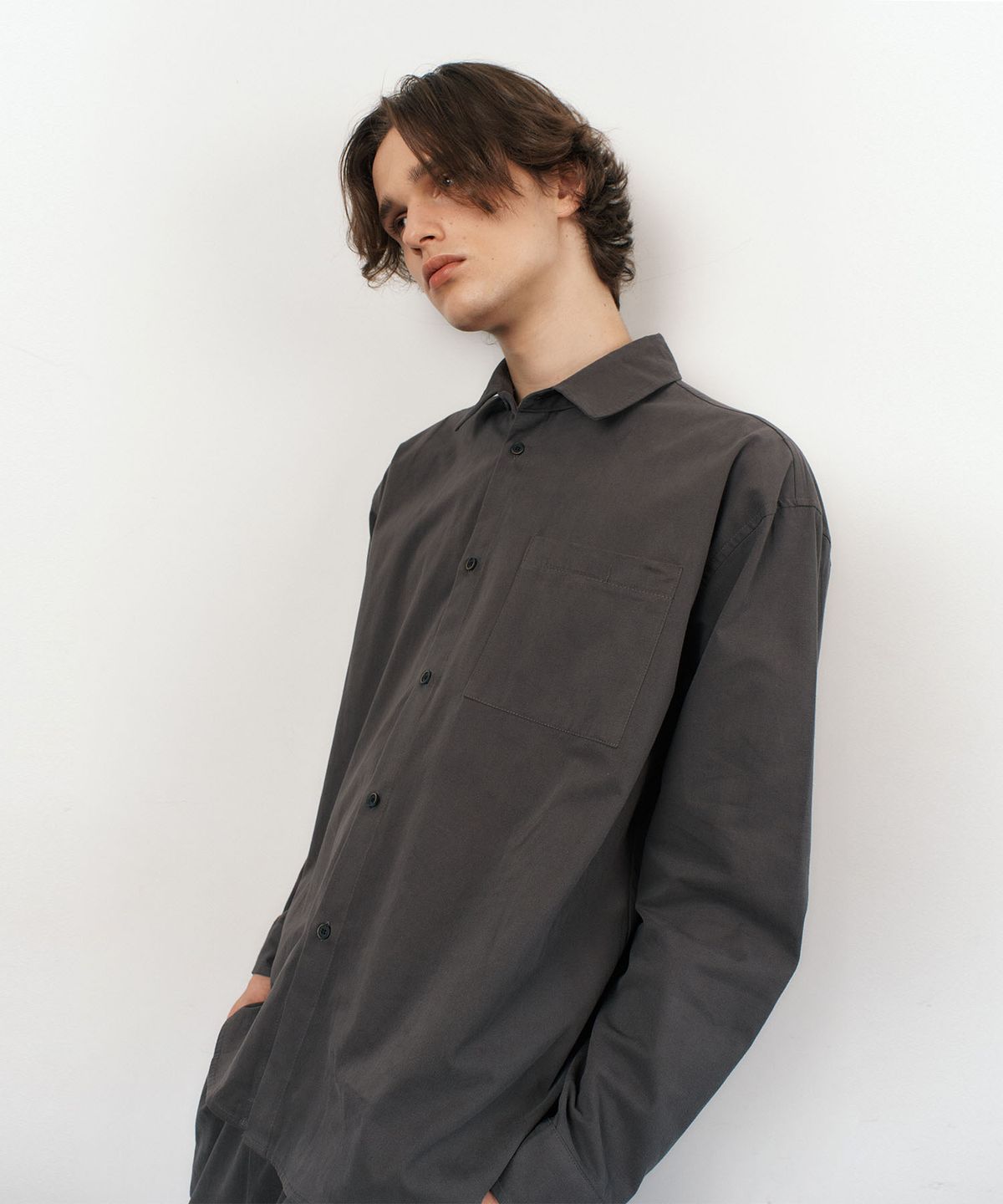 아템포(ATEMPO) FIRST PAJAMA SET_charcoal taupe (men)