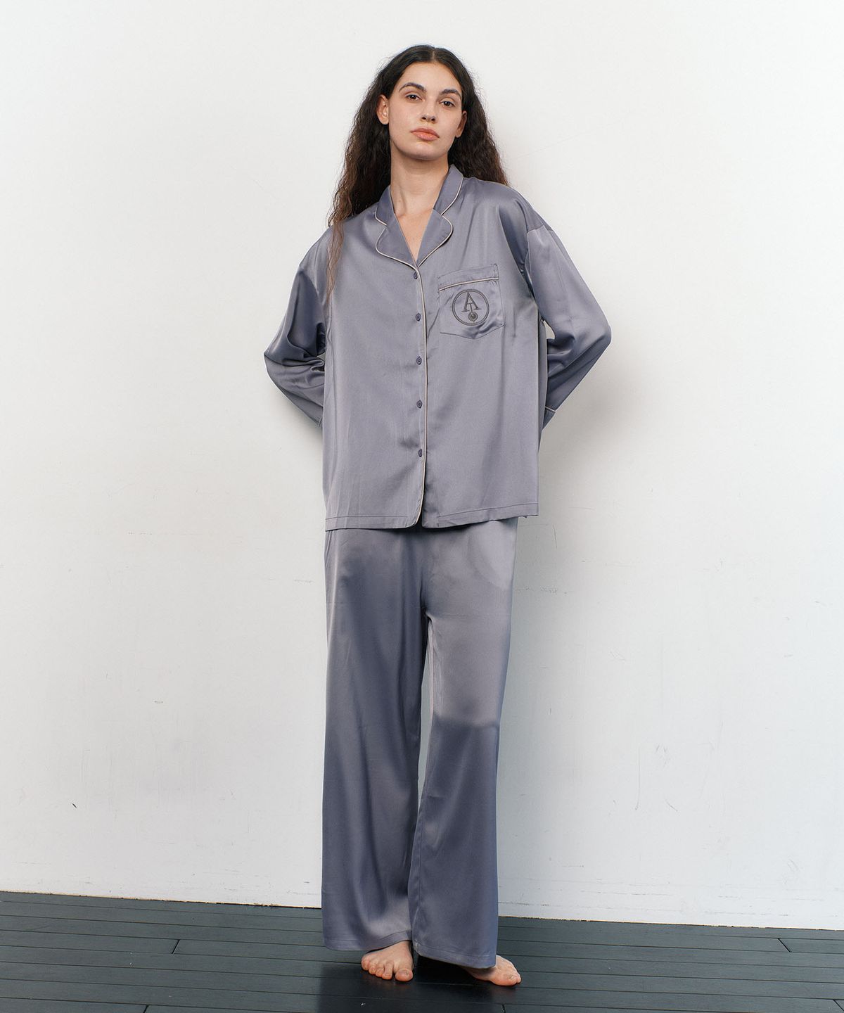 아템포(ATEMPO) CLASSIC PAJAMA COUPLE SET_ash violet
