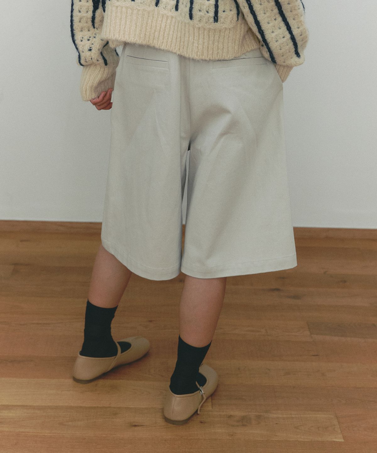 쎄미(SSEMI) COTTON BURMUDA PANTS(GB)