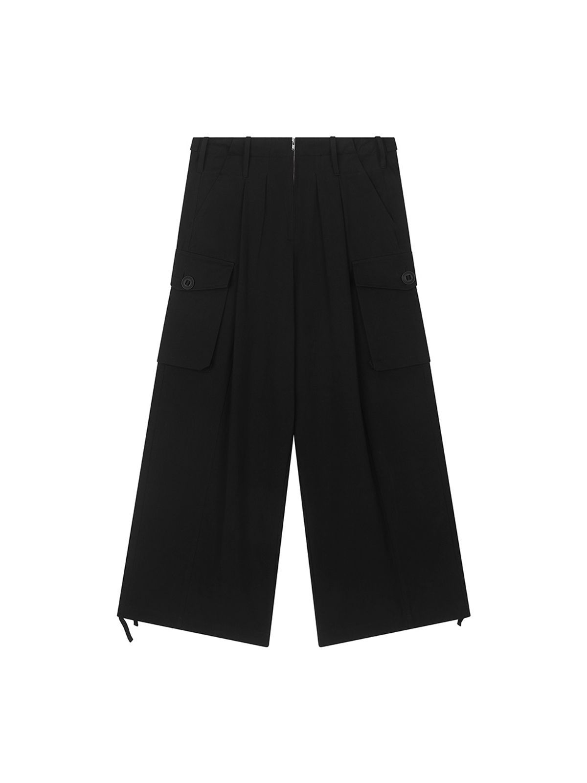 에즈이프 캘리(ASIF CALIE) OVERSLASH CARGO PANTS BLACK