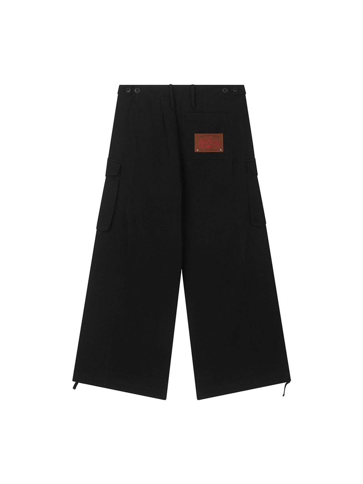 에즈이프 캘리(ASIF CALIE) OVERSLASH CARGO PANTS BLACK