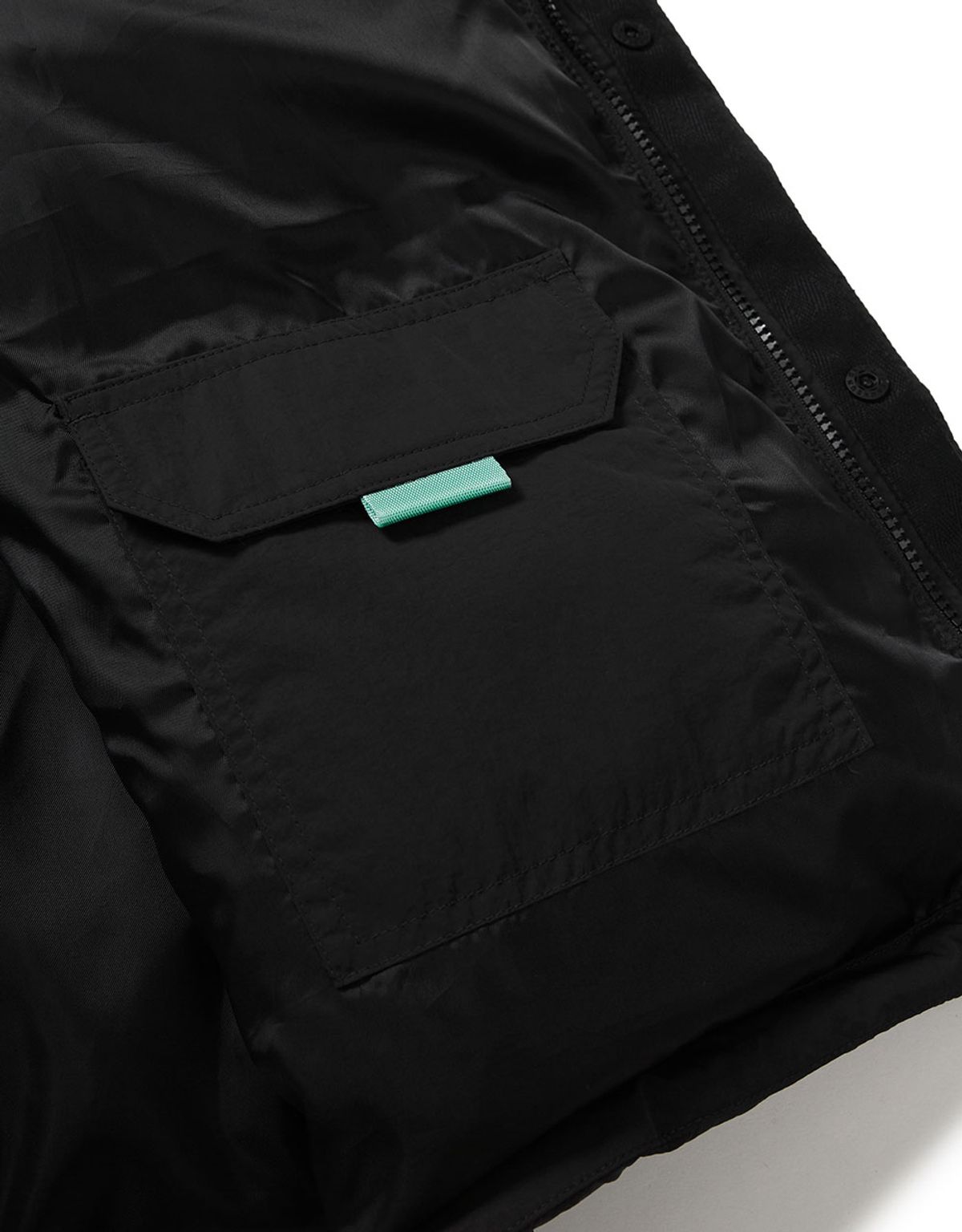엠엠엘지(MMLG) [Mmlg] FISHTAIL UTILITY PADDED VEST (BLACK)