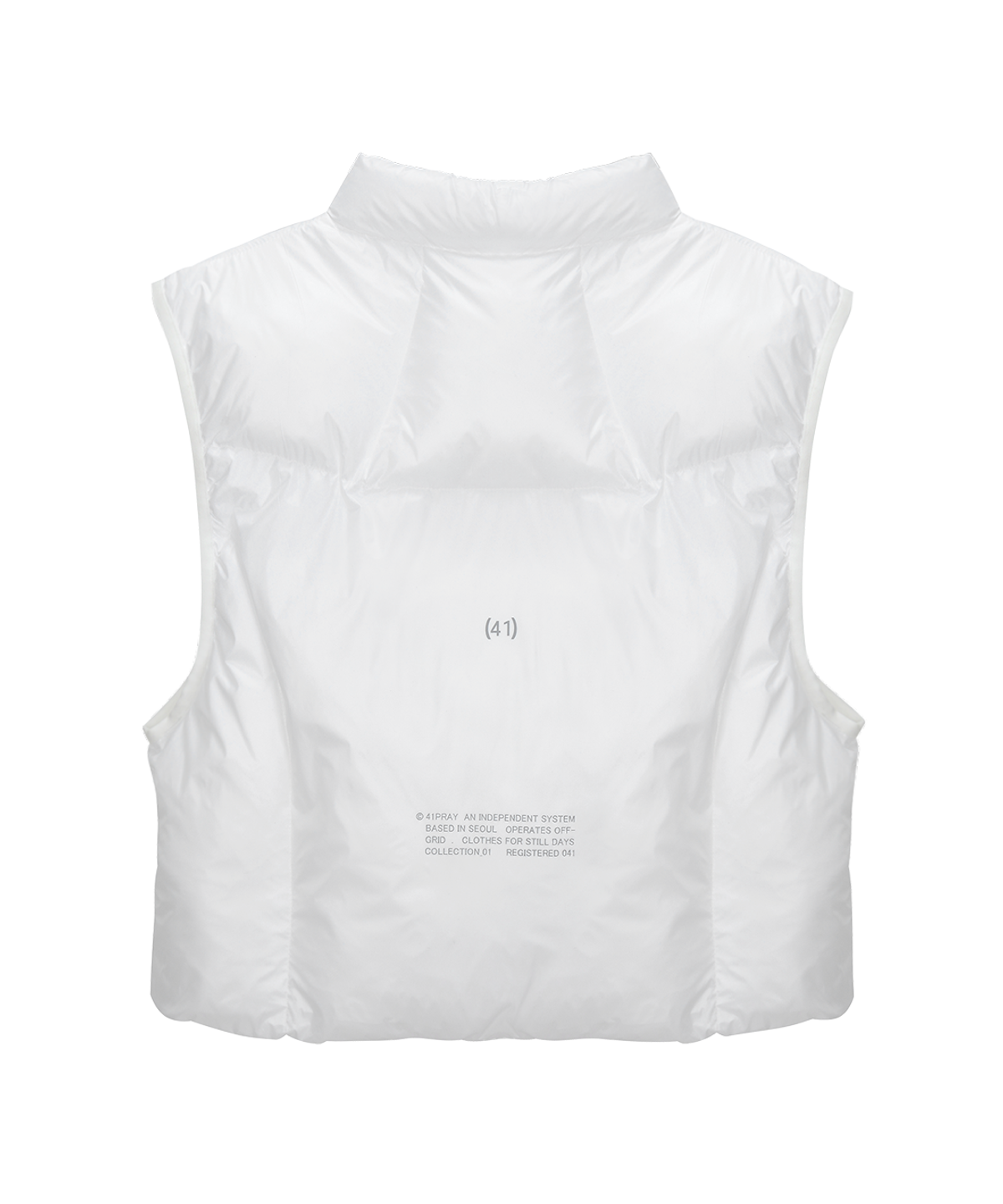 사일프레이(41PRAY) Pray Puff Vest / White