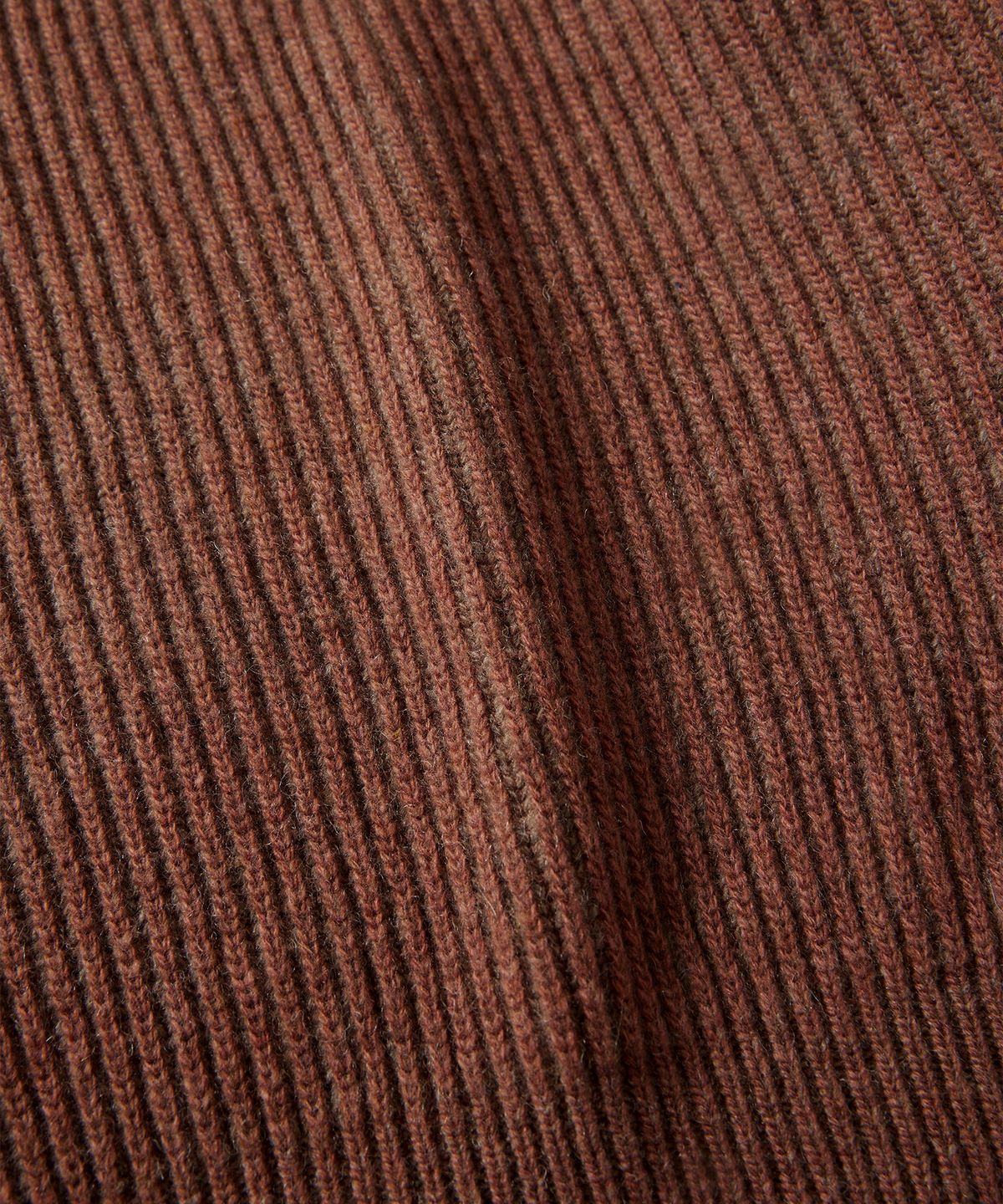 에스파이(ESFAI) 2 TONE CREW NECK KNIT (BRICK)