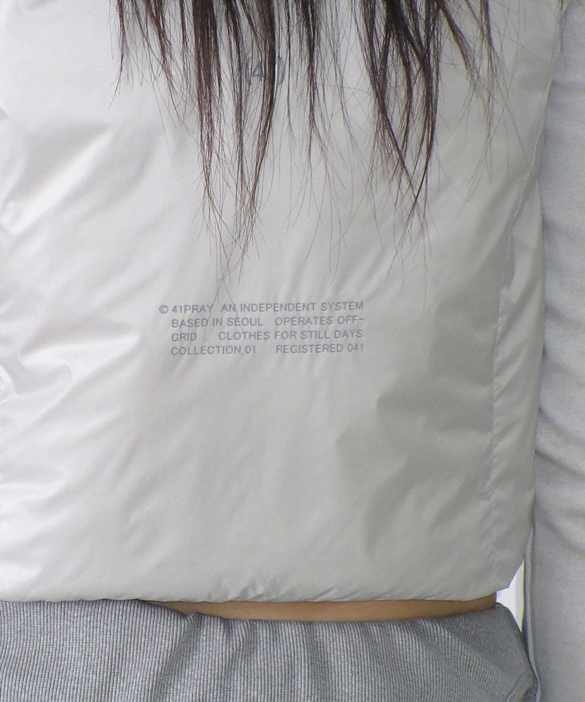 사일프레이(41PRAY) Pray Puff Vest / Grey