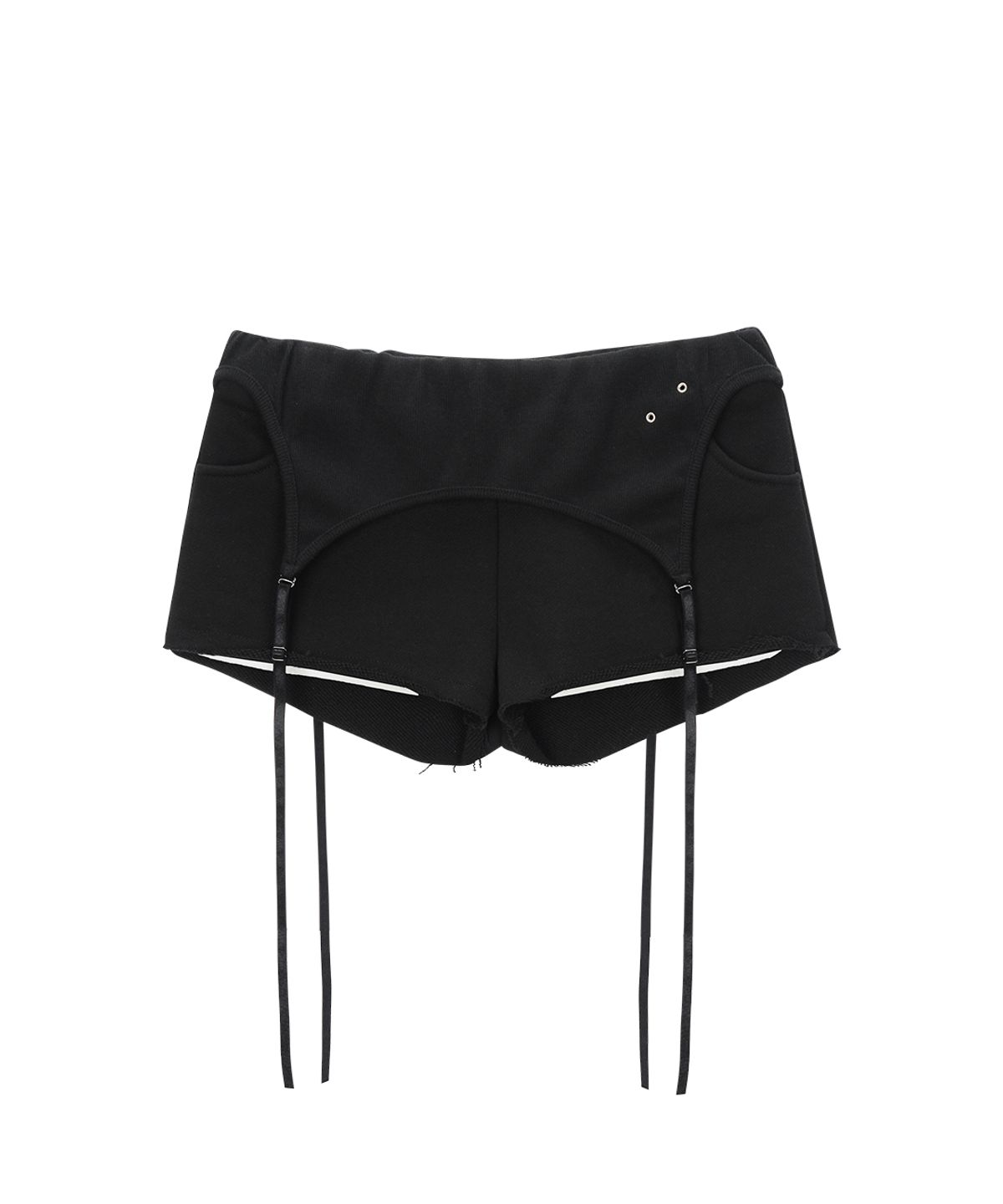 사일프레이(41PRAY) Layered Shorts / Black